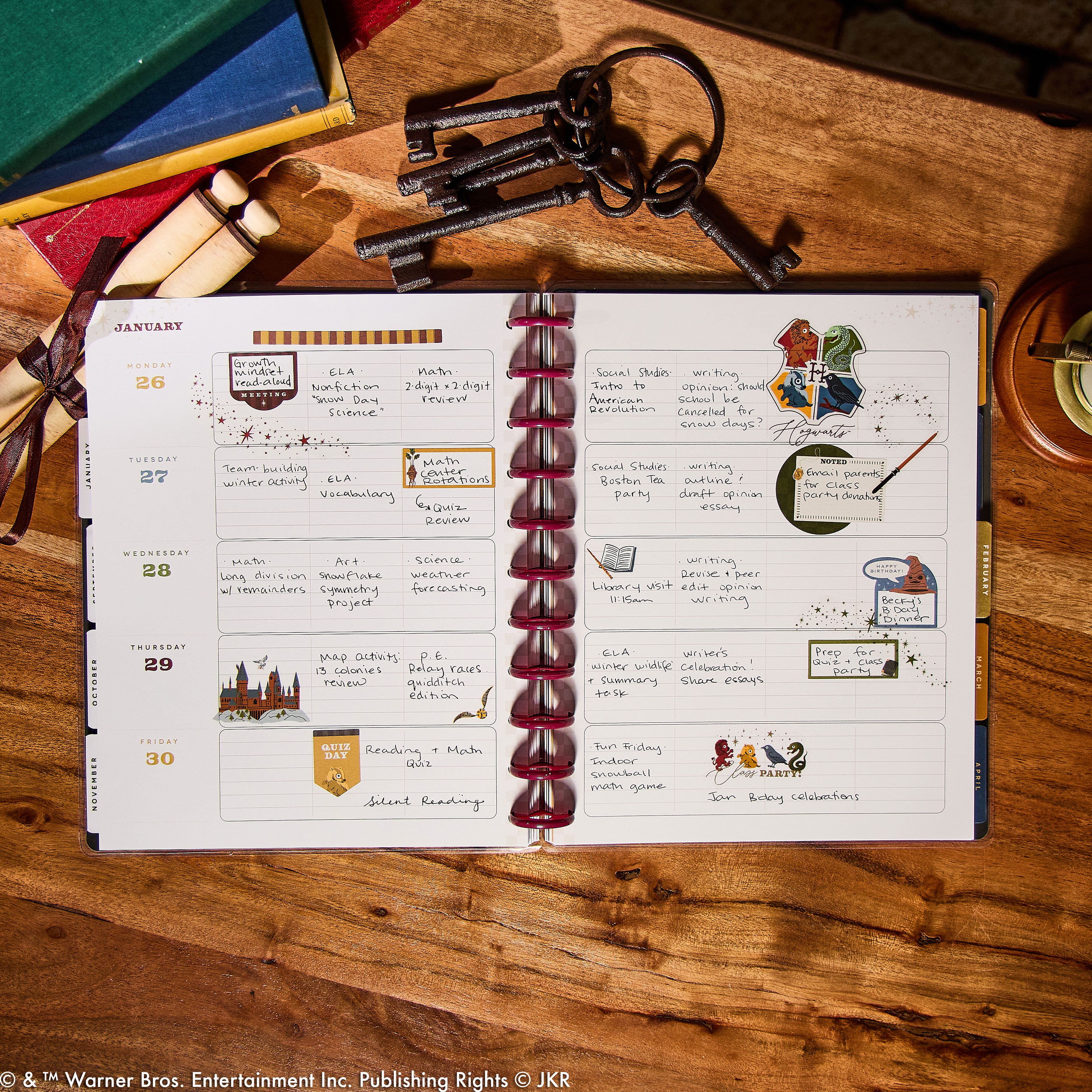 The Big Happy Planner&#xAE; Harry Potter&#x2122; Customizable Teacher Planner