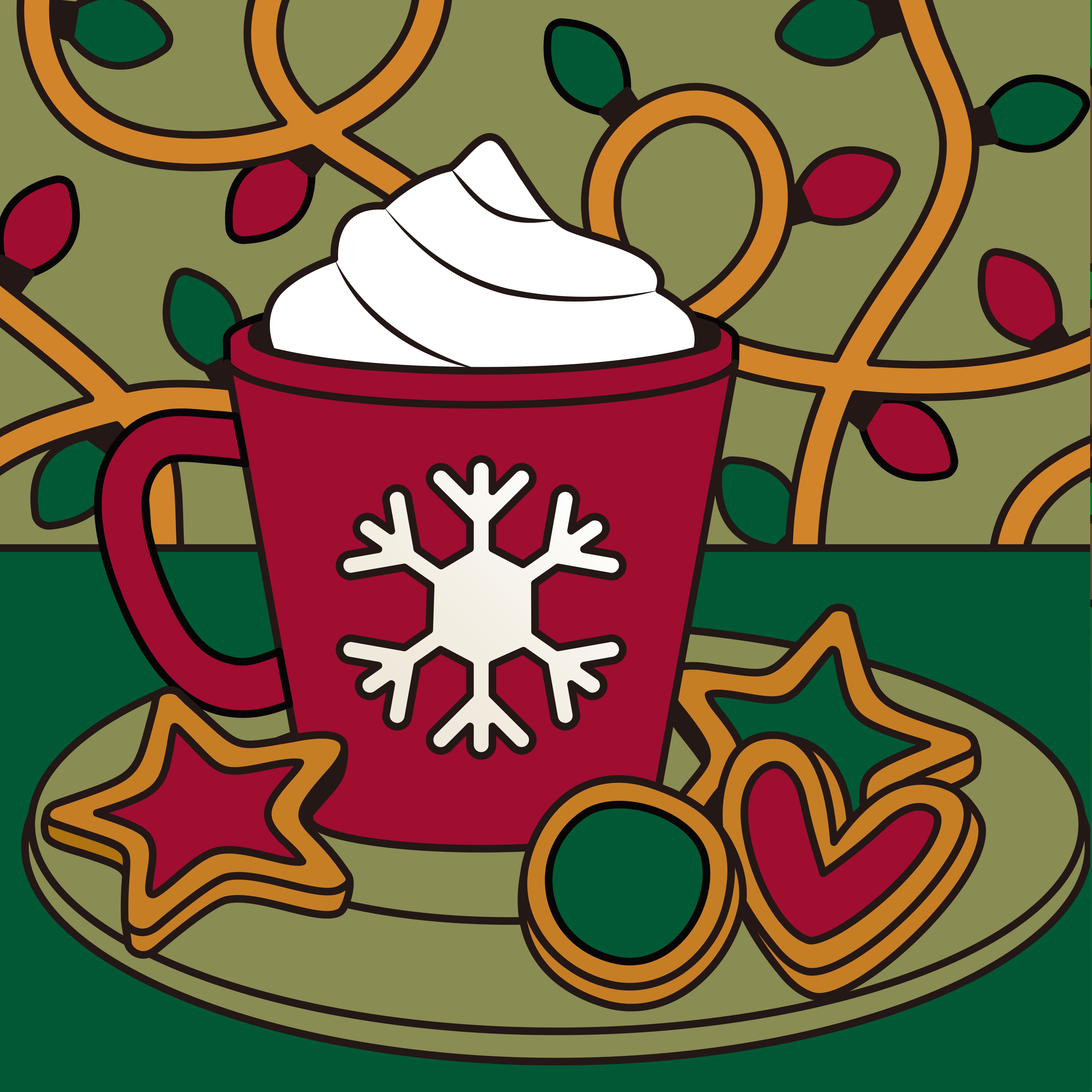 5" x 5" Christmas Cocoa Canvas Painting Kit by Artist's Loft™