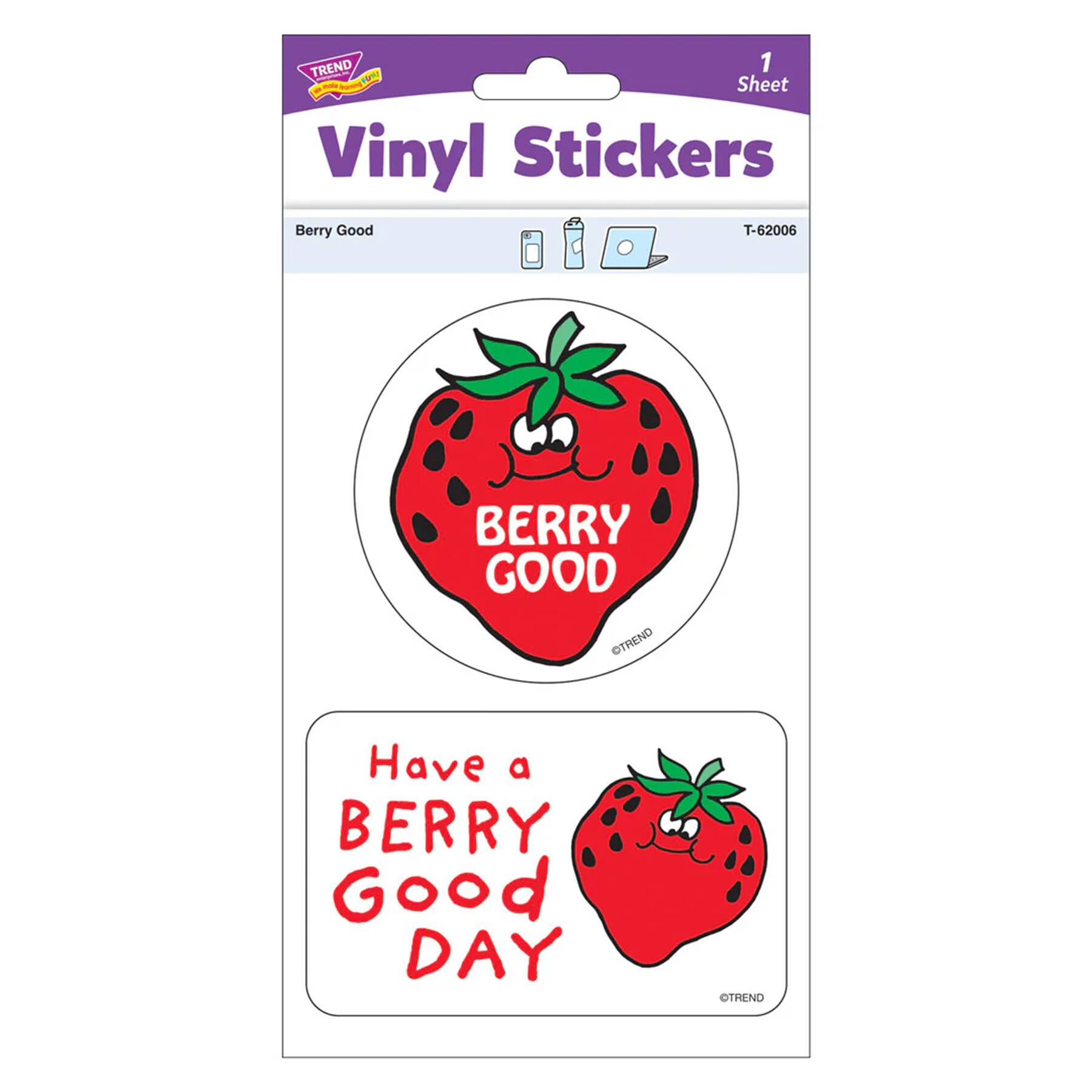 TREND Enterprises® Berry Good Vinyl Stickers, 6 Packs of 2