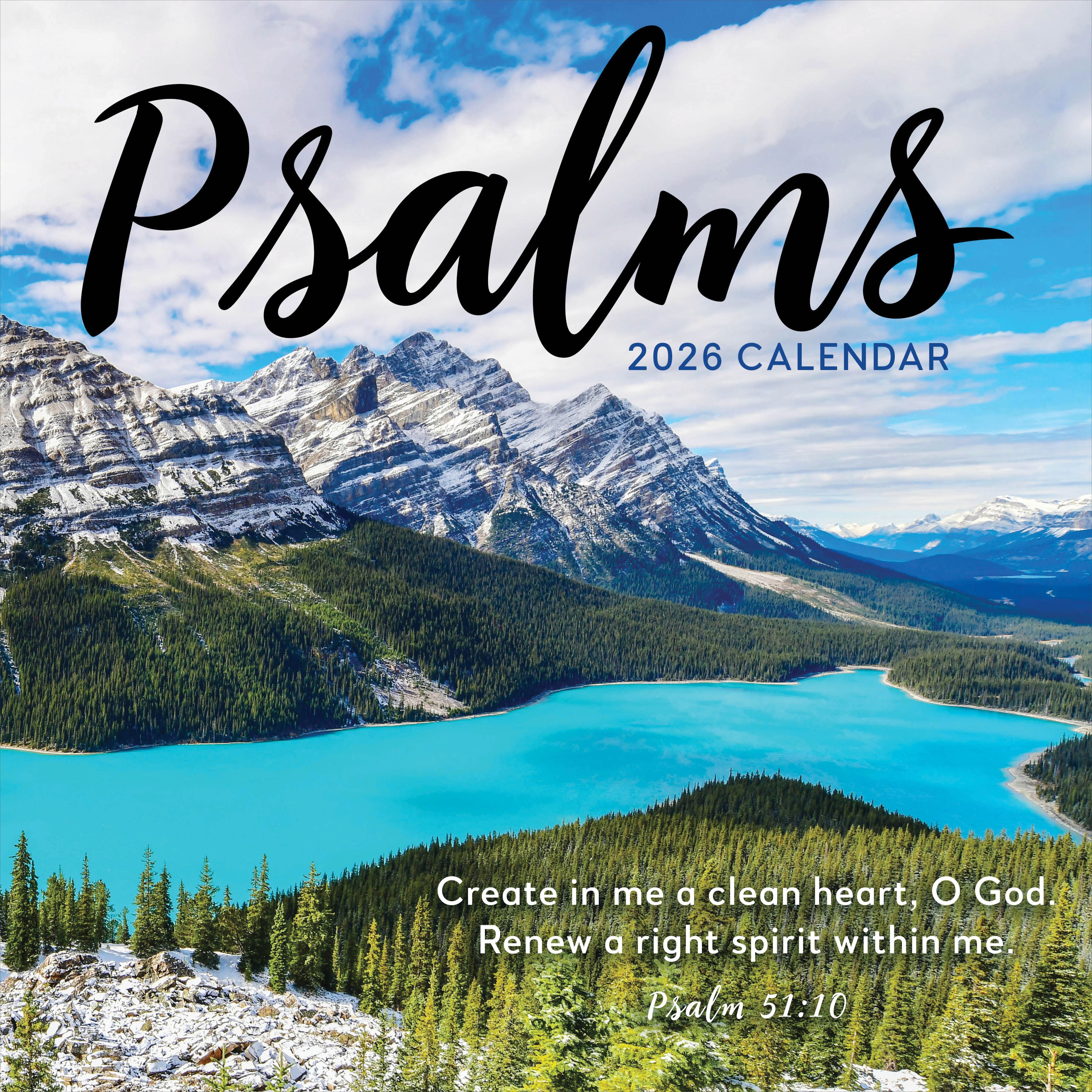 2026 Psalms Wall Calendar