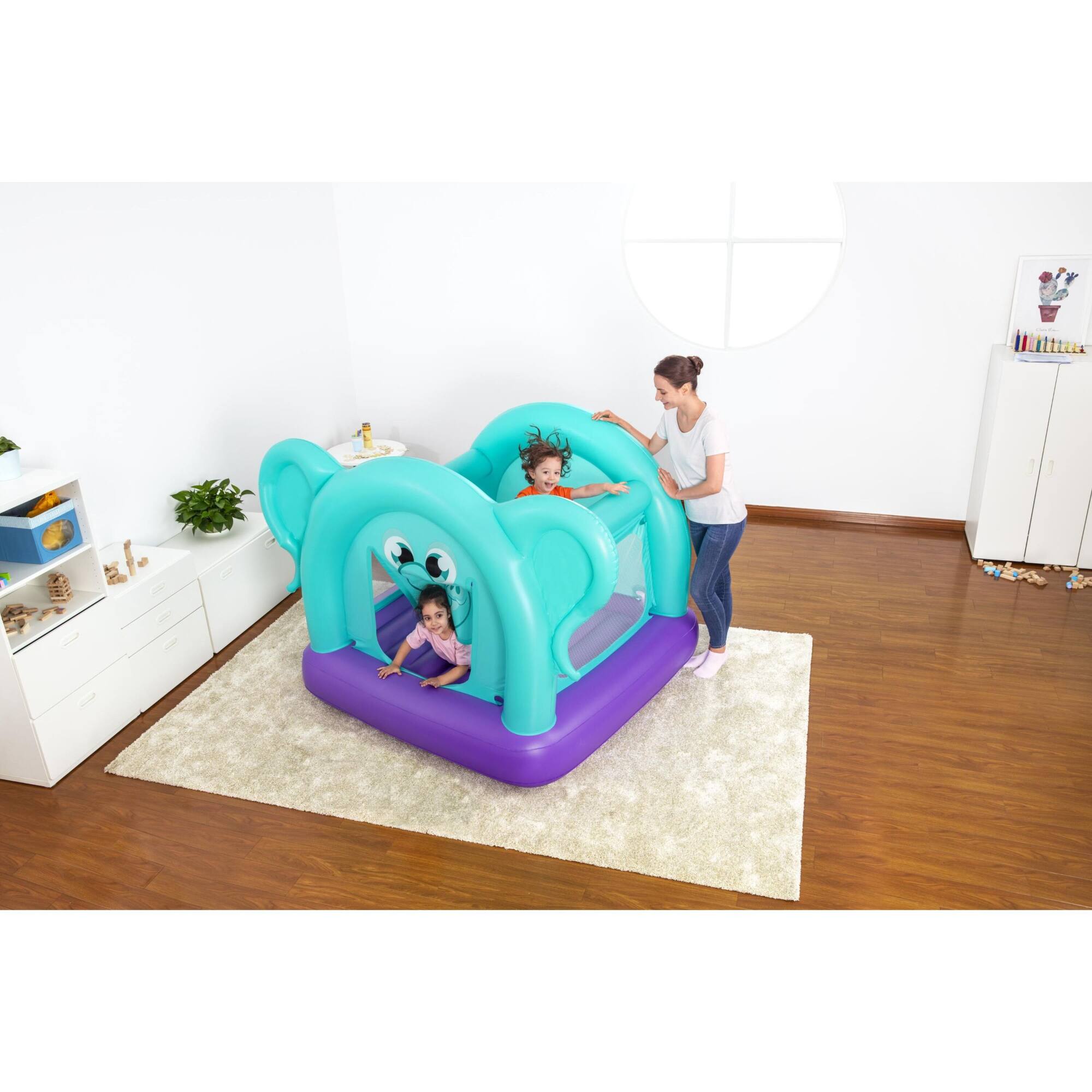 Bestway&#xAE; Up In &#x26; Over&#x2122; Energetic Elephant Bouncer with Built-in Pump