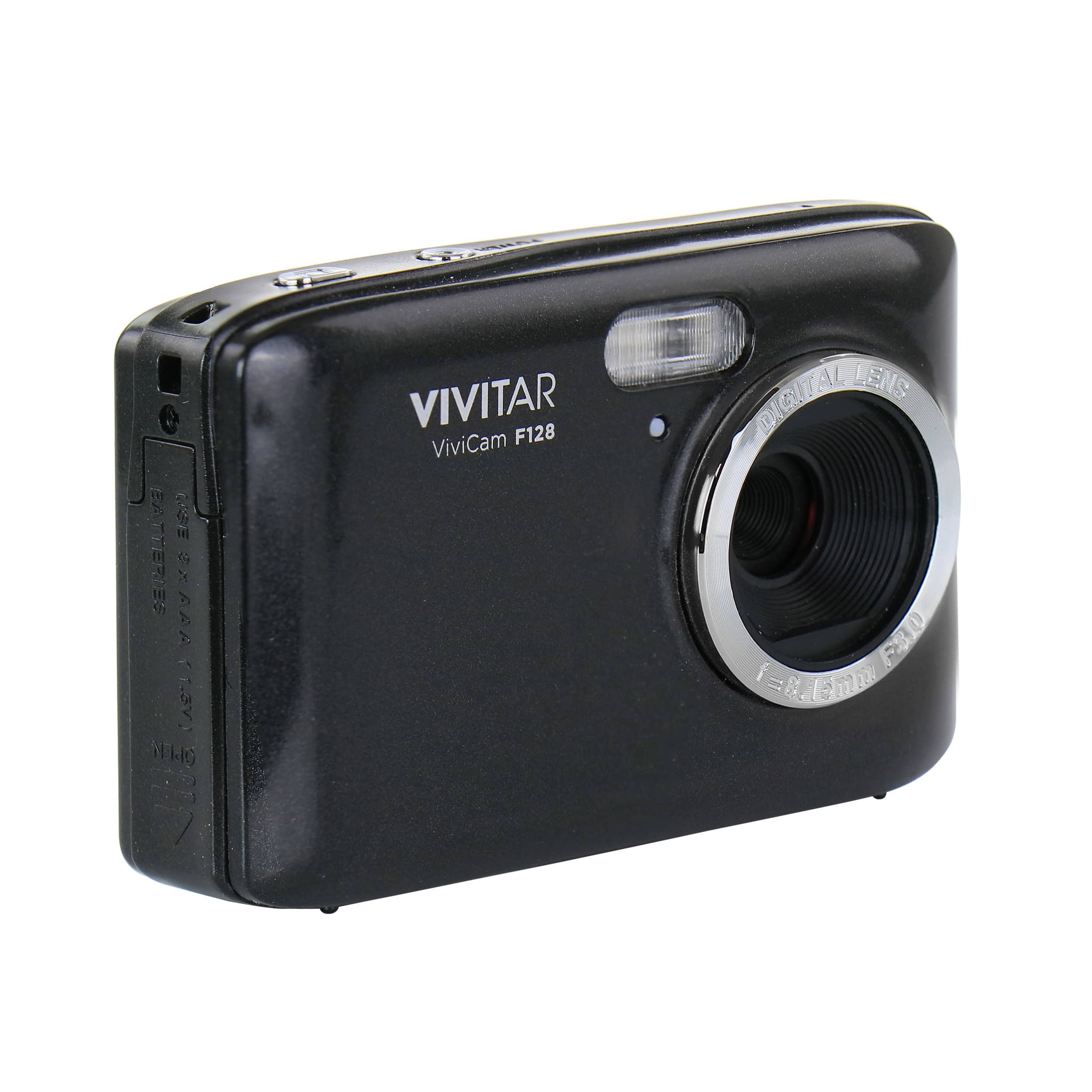 Vivitar Vivicam Black F128 14.1 Megapixel Digital Camera