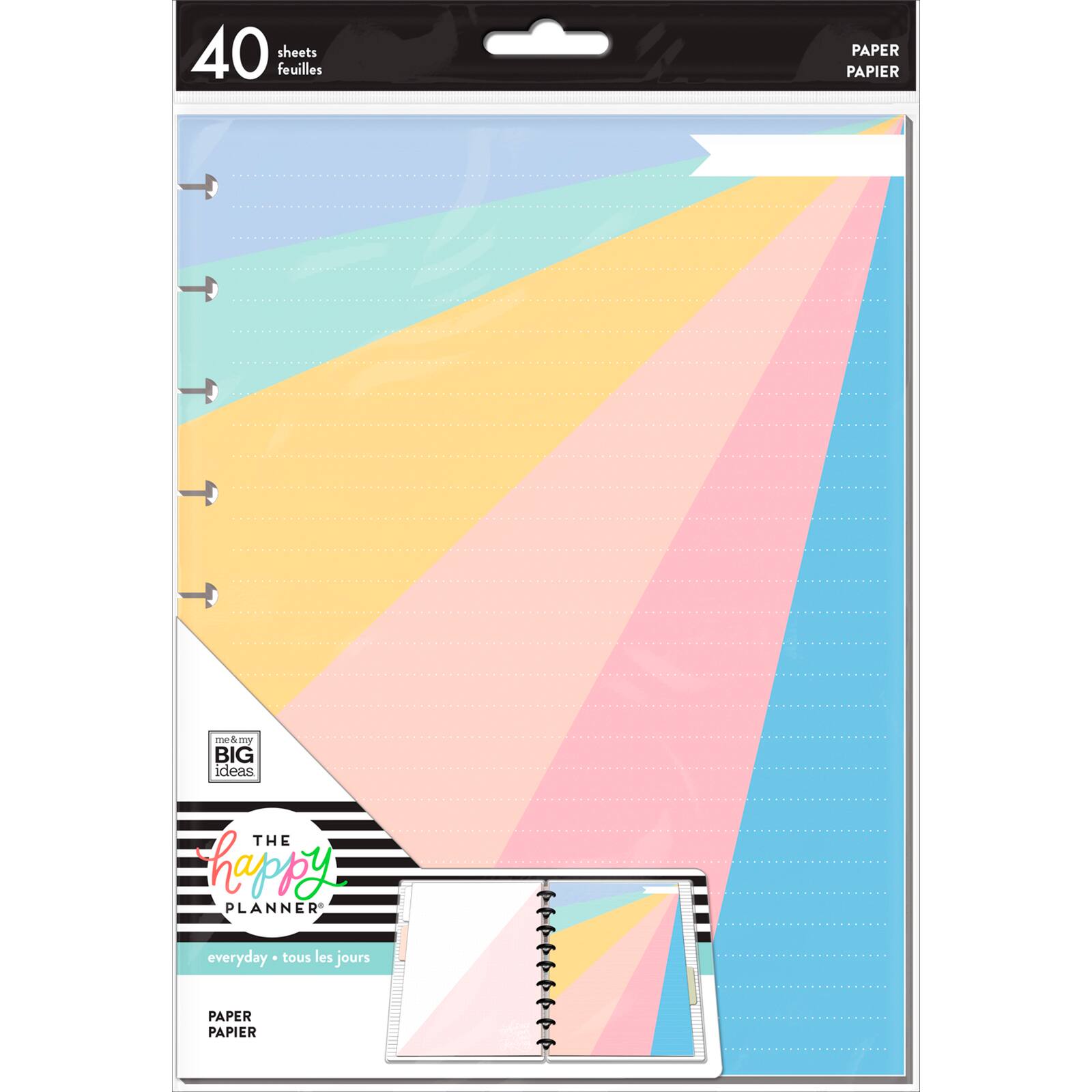The Classic Happy Planner® Pastel Colors Fill Paper Michaels