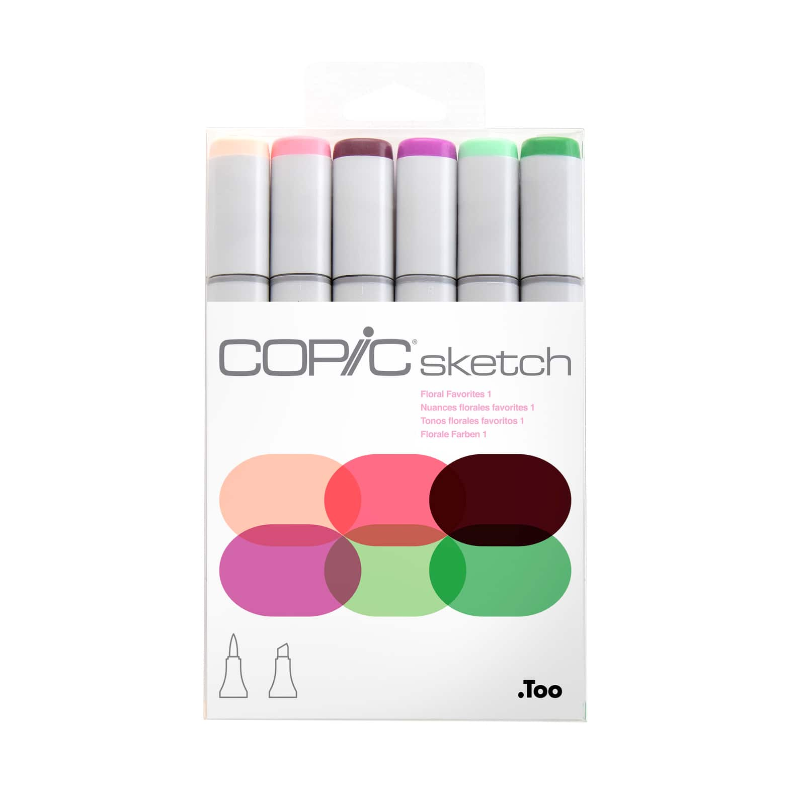 Copic® Sketch Marker Set, 6 Color Floral Favorites 1 | Michaels