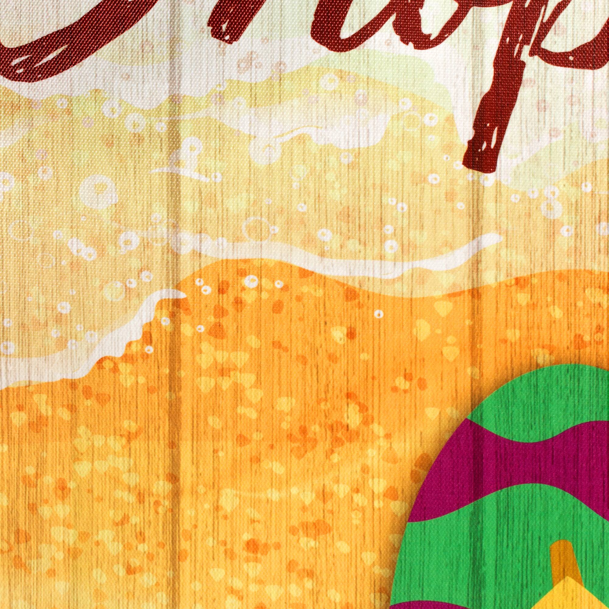 Flip Flop Repair Shop Outdoor Canvas Art Print - 16"x48"