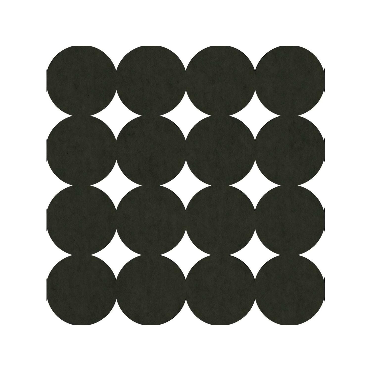 RoomMates Charcoal Modern Circles Acoustical Peel & Stick Tiles