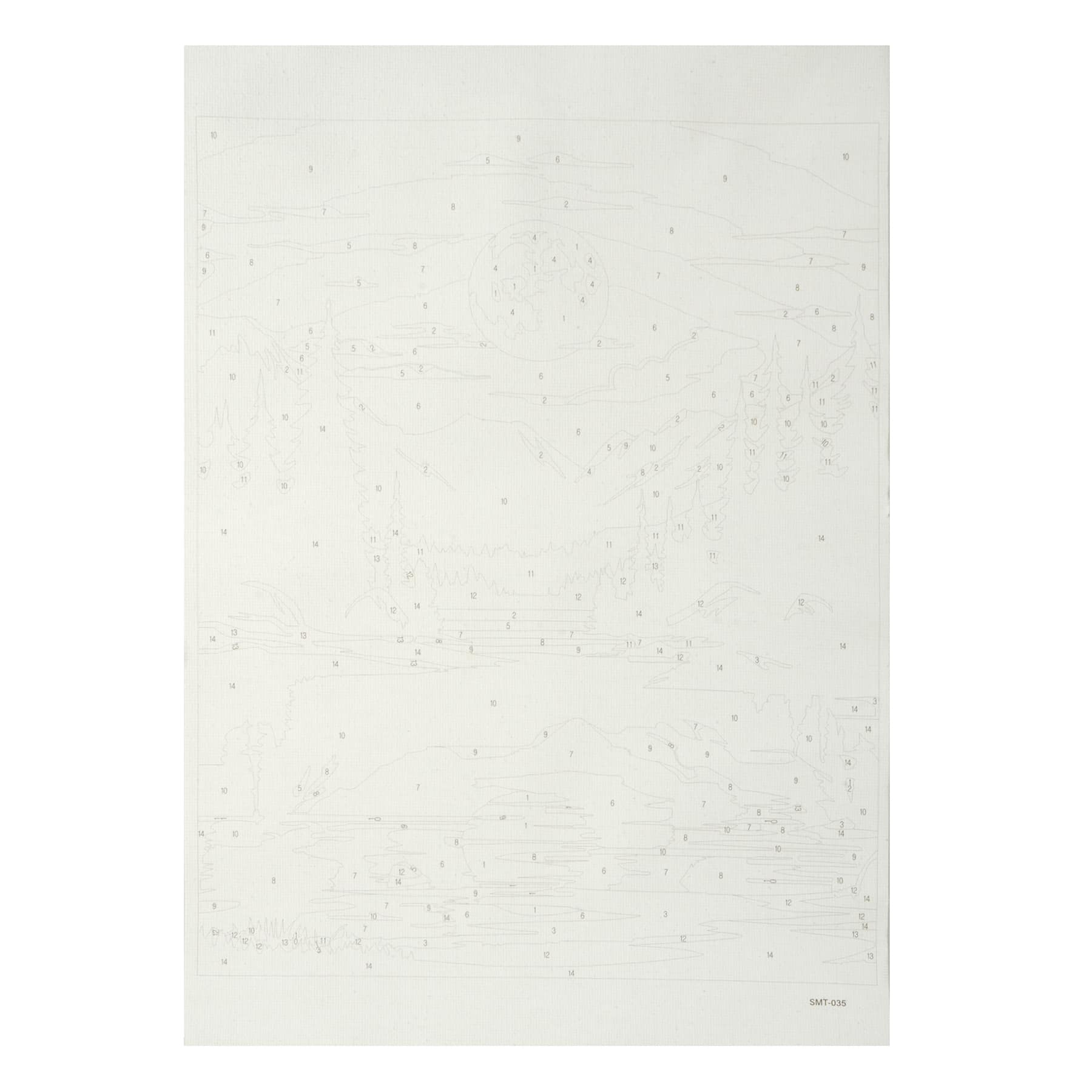 8" x 10" Moonlit Lake Paint-by-Number Kit with Wood Display Hanger by Artist's Loft®