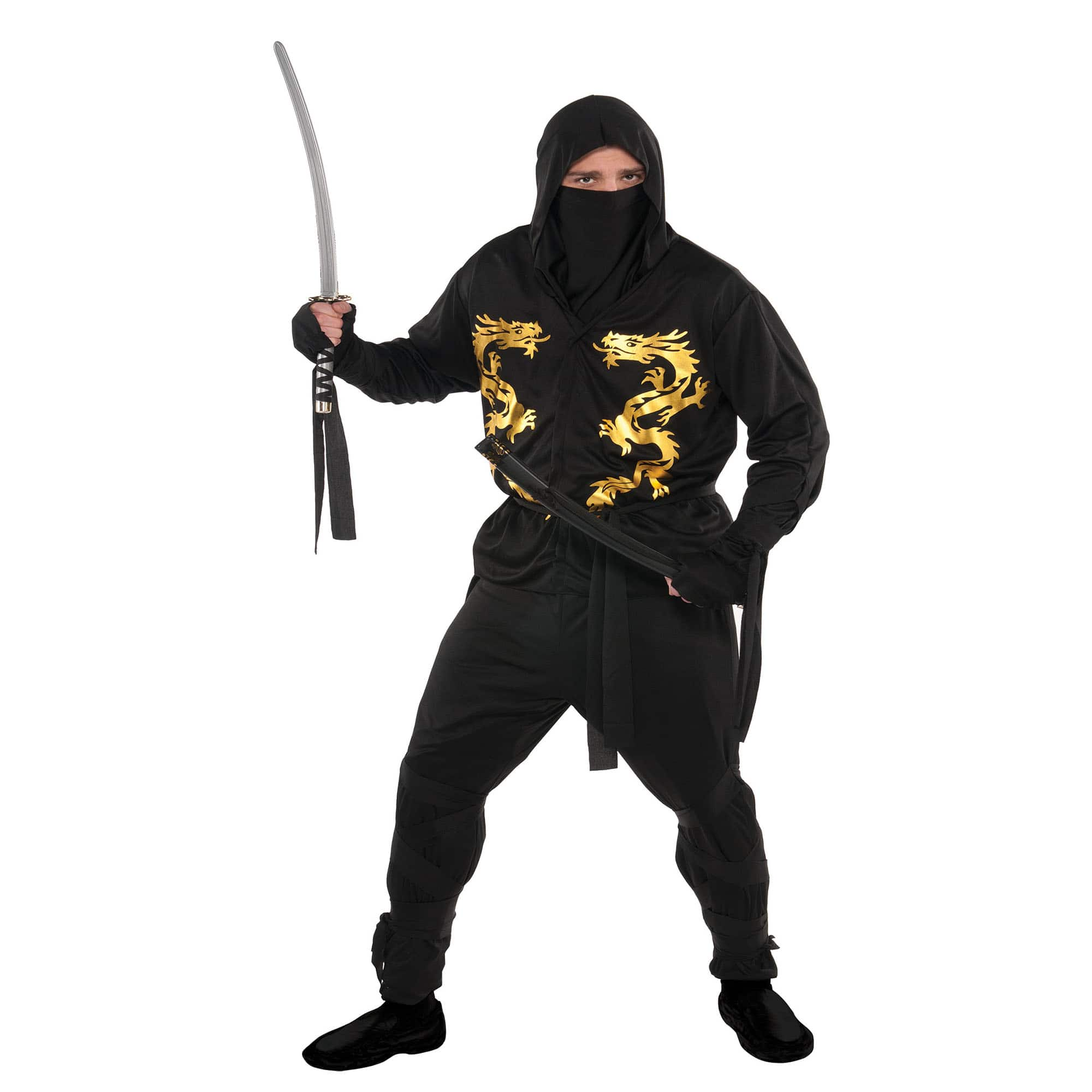 Adult Black Dragon Ninja Costume Michaels 7639