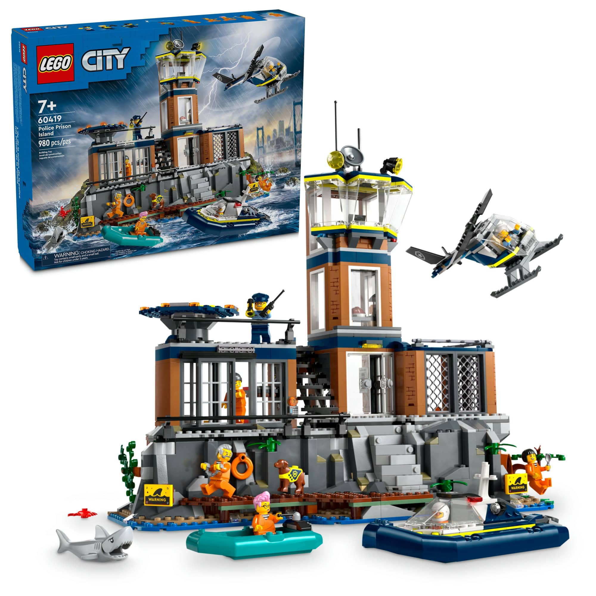 LEGO&#xAE; City Police Prison Island Building Toy 60419