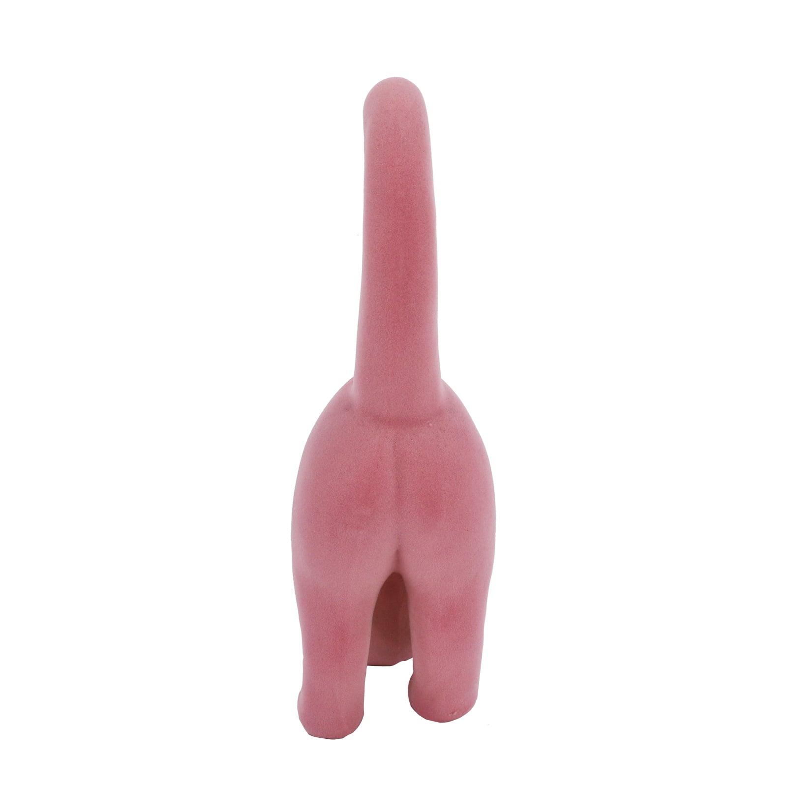 12&#x22; Flocked Stretching Halloween Tabletop Cat by Ashland&#xAE;
