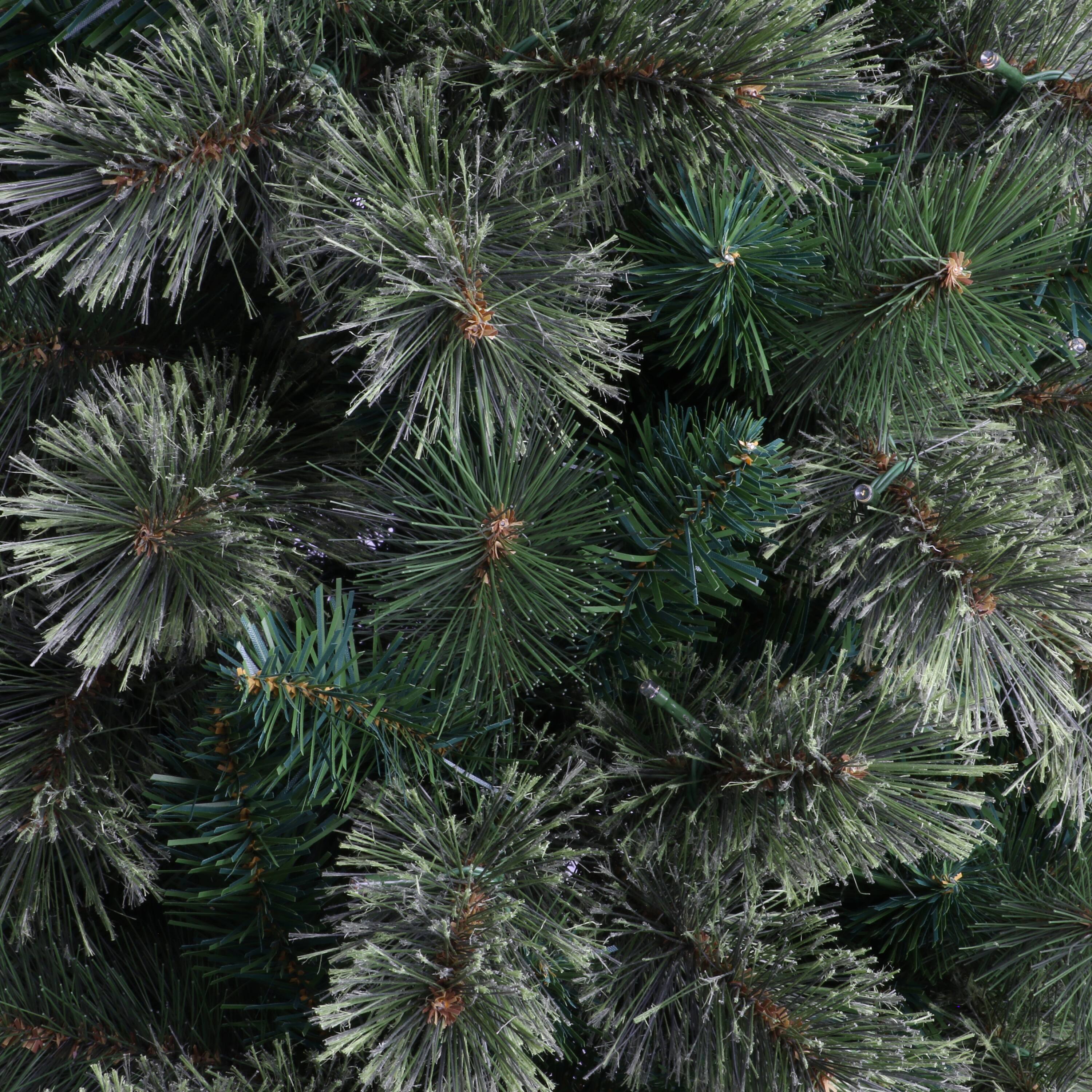 7ft. Pre-Lit Montana Pine Christmas Tree, Clear &#x26; Multicolor Lights