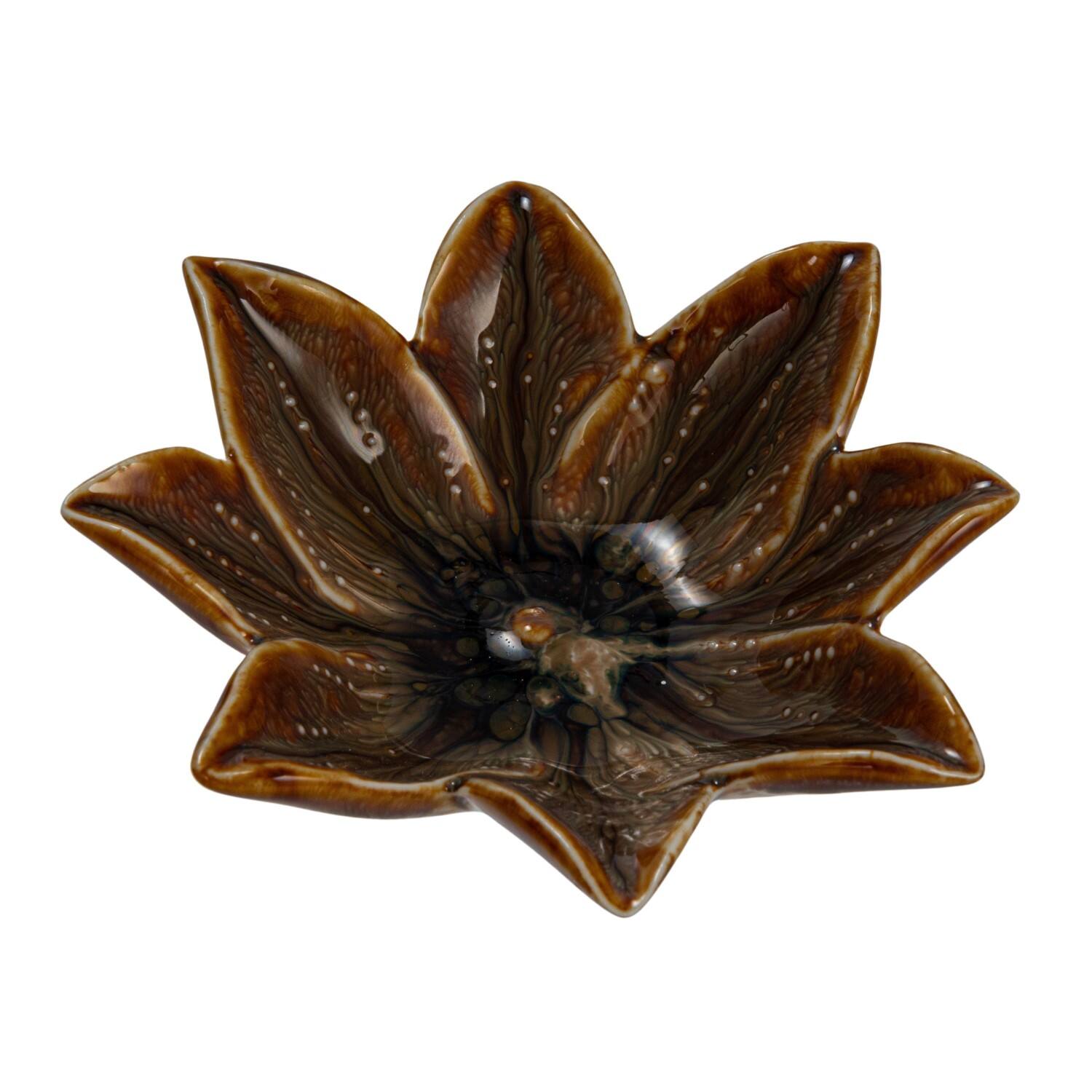 Hello Honey&#xAE; 5&#x22; Multicolor Rustic Glaze Stoneware Flower Plate, 12ct.