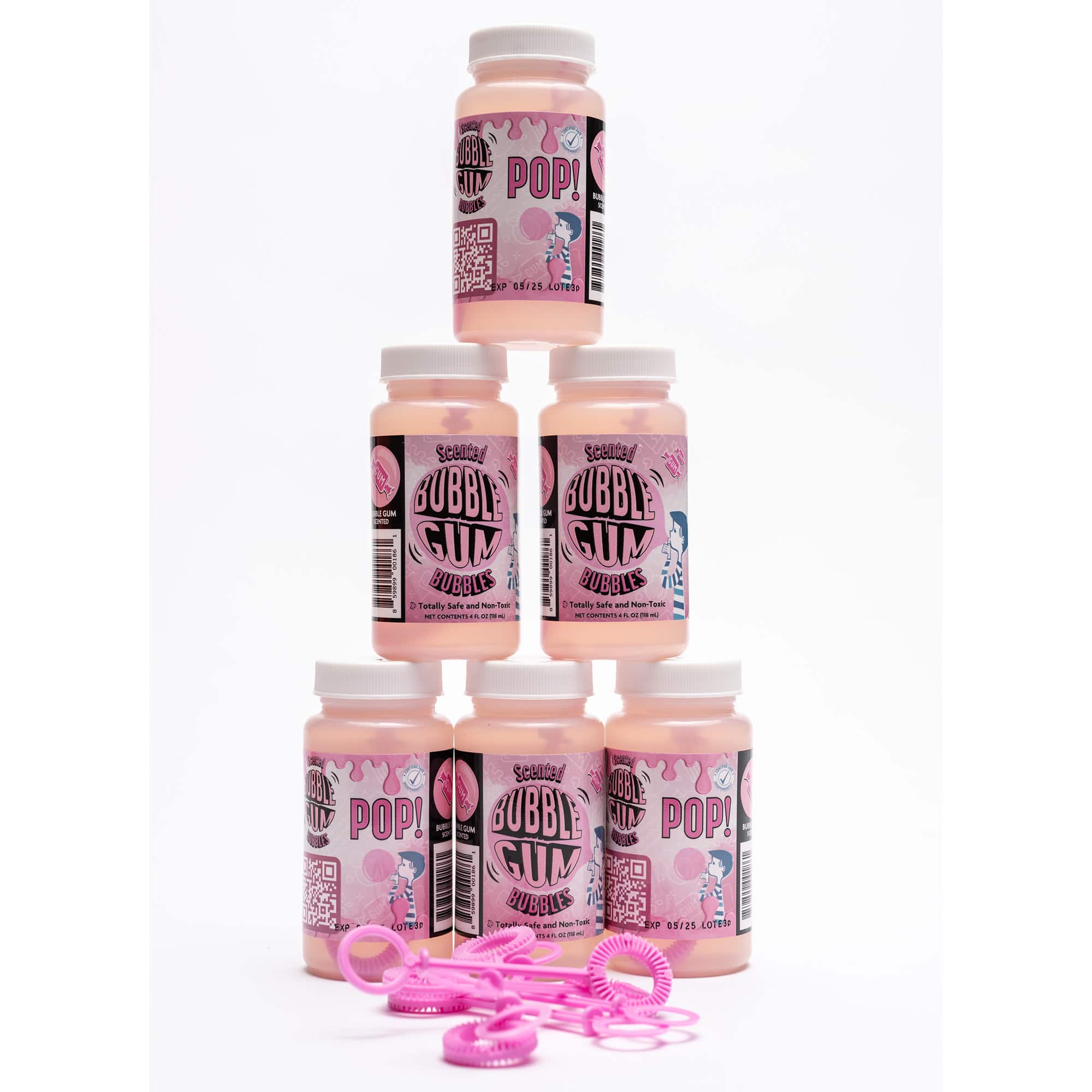 Atomic Bubbles 4oz. Bubble Love Bubblegum Scented Bubbles