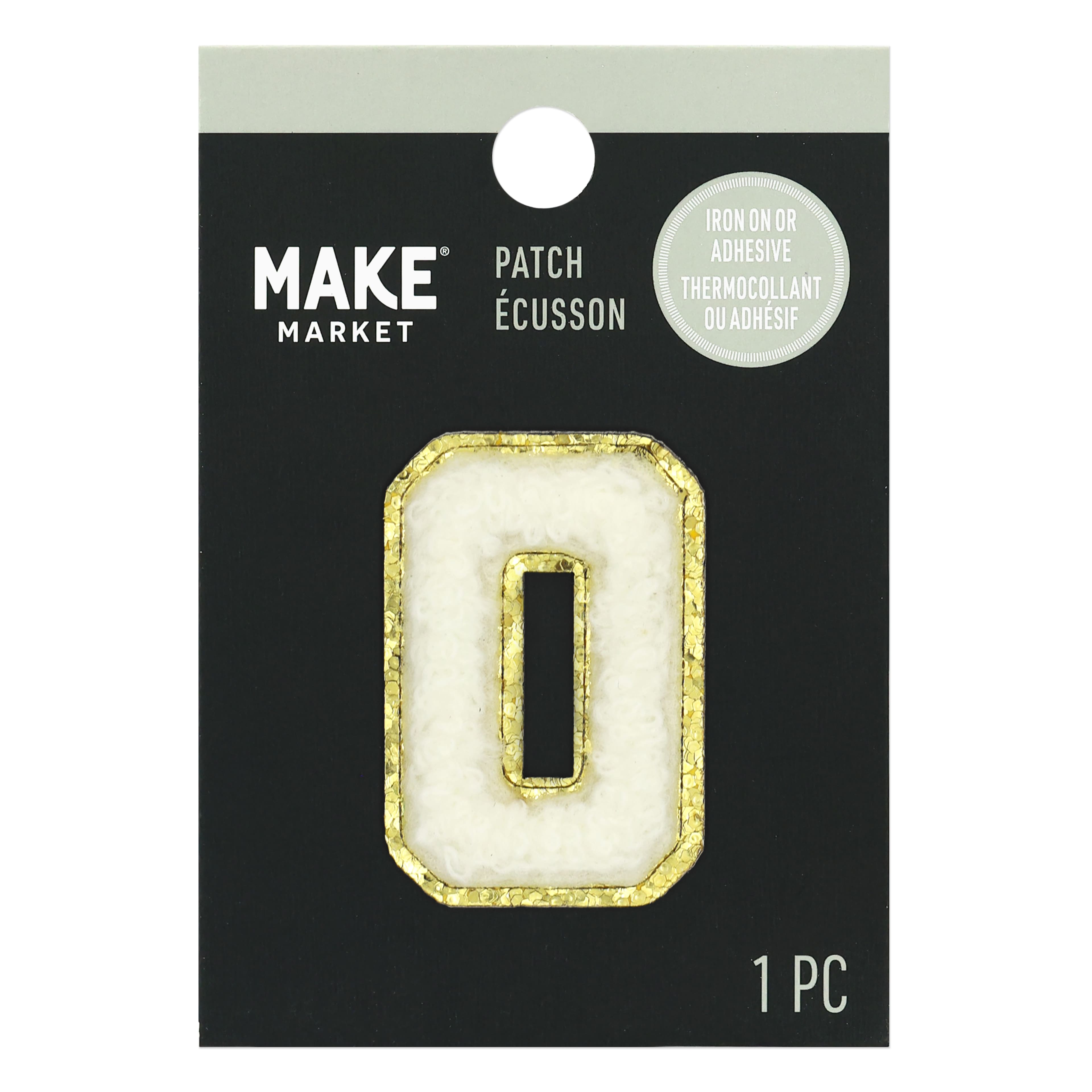 1.5&#x22; White Chenille Patch by Make Market&#xAE;