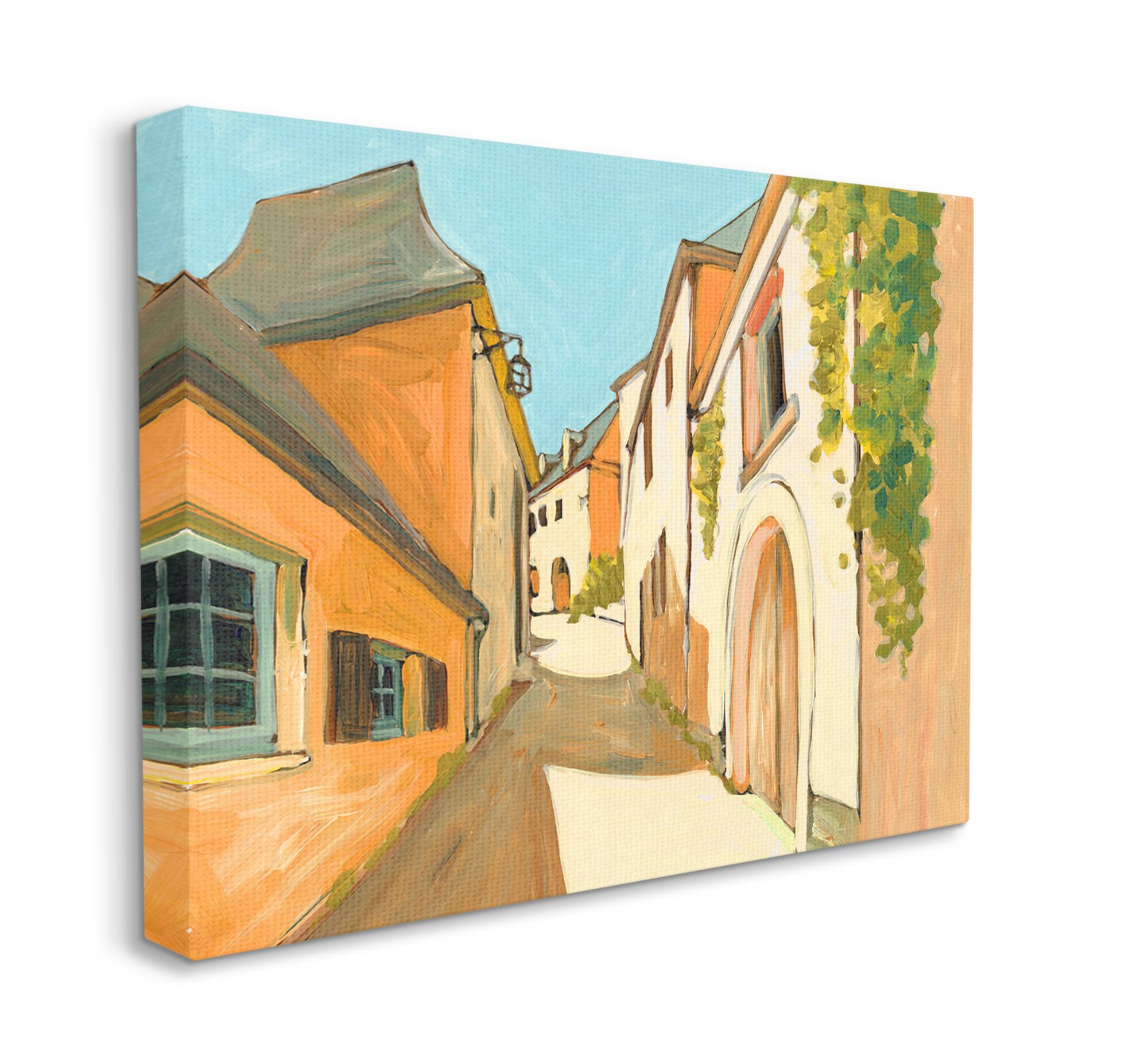 Stupell Industries European Country Road Canvas Wall Art