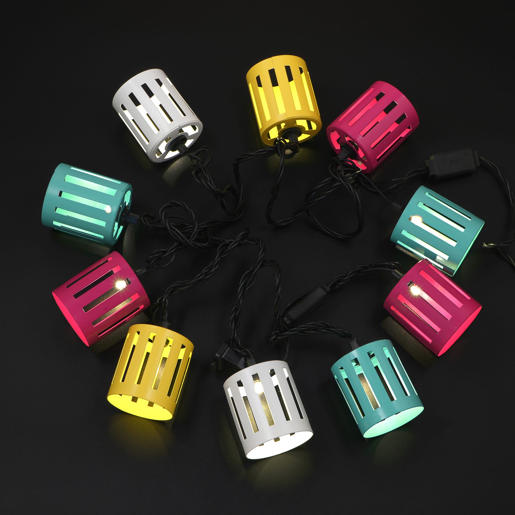 10ct. Multicolor Shades LED String Lights by Ashland&#xAE;
