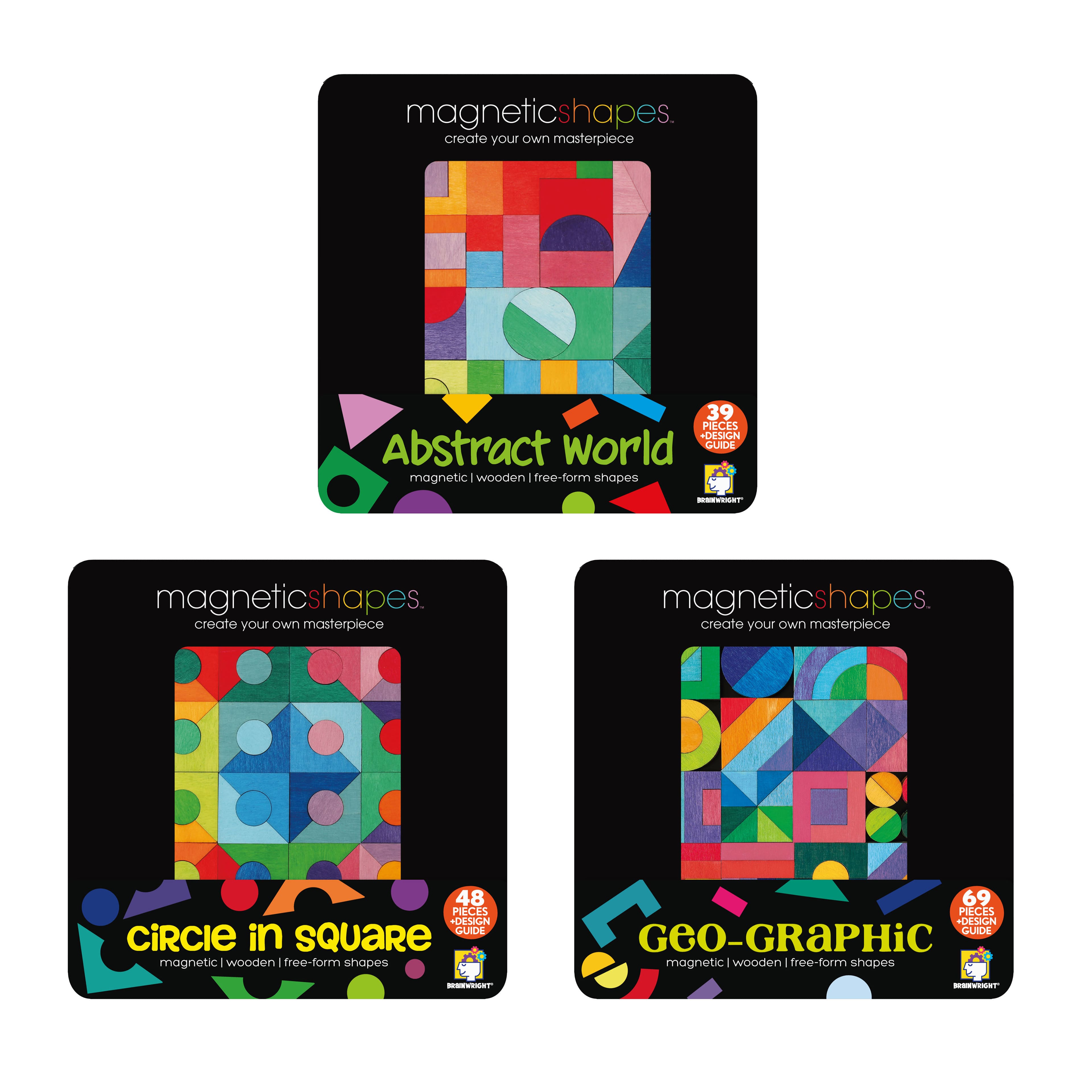 PicassoTiles® 61 Piece Classic Magnetic Tile Building Set