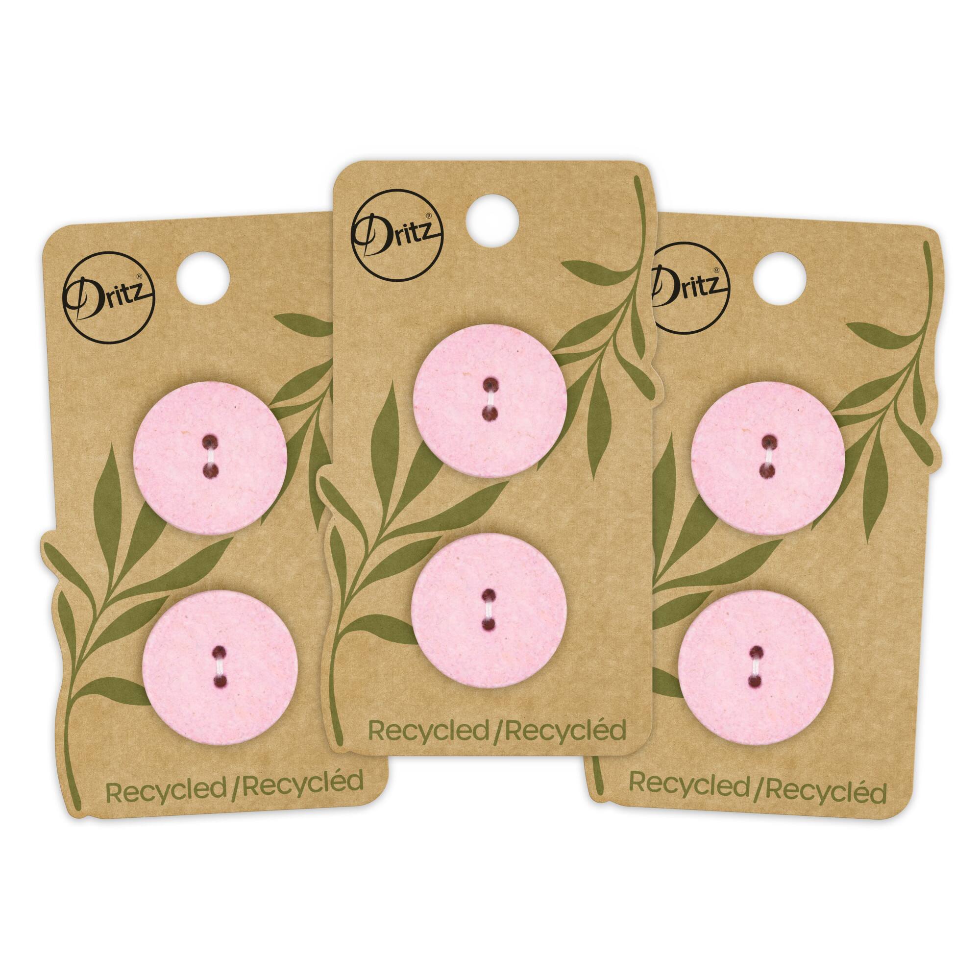Dritz® 23mm Recycled Cotton Round Buttons, 6ct.