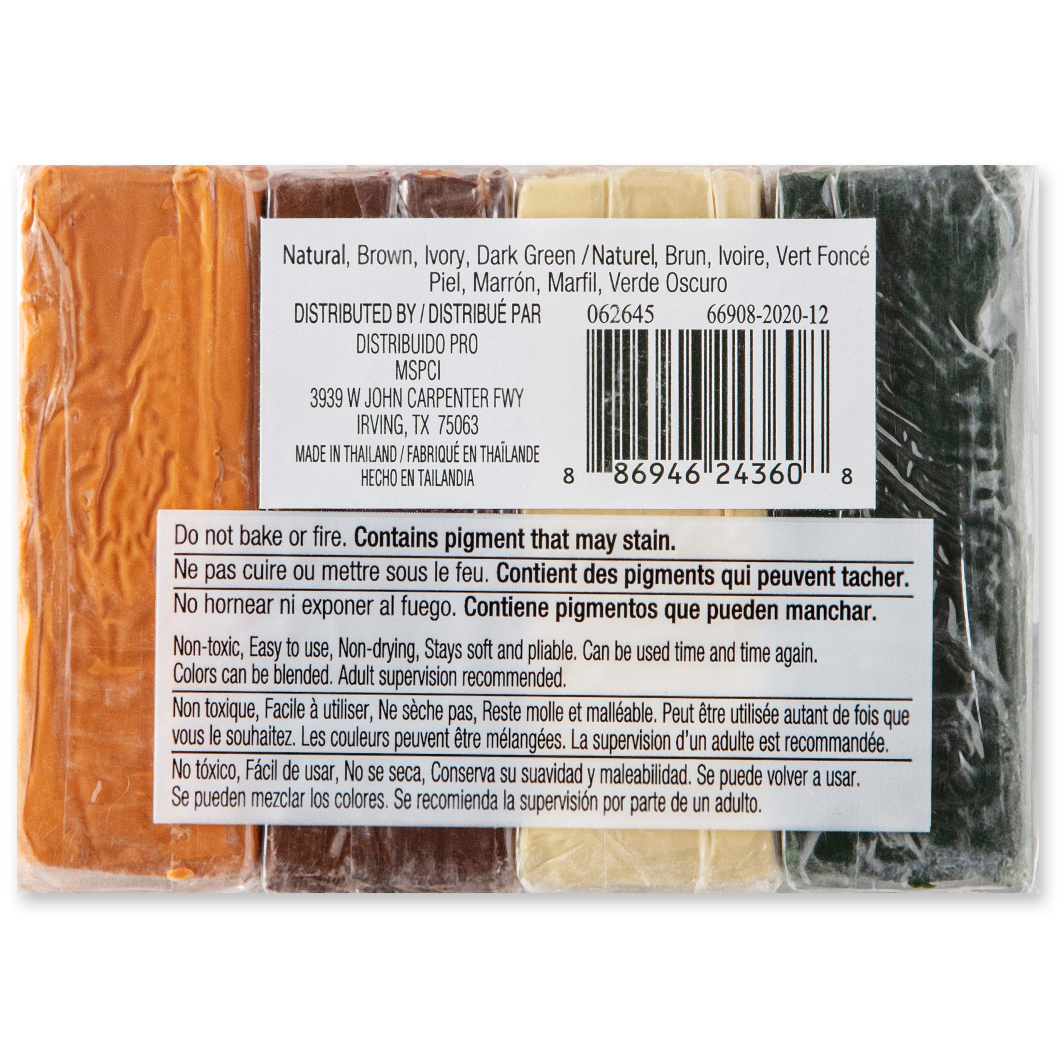 12 Pack: Earth Colors Plastalina Modeling Clay Set by Craft Smart®