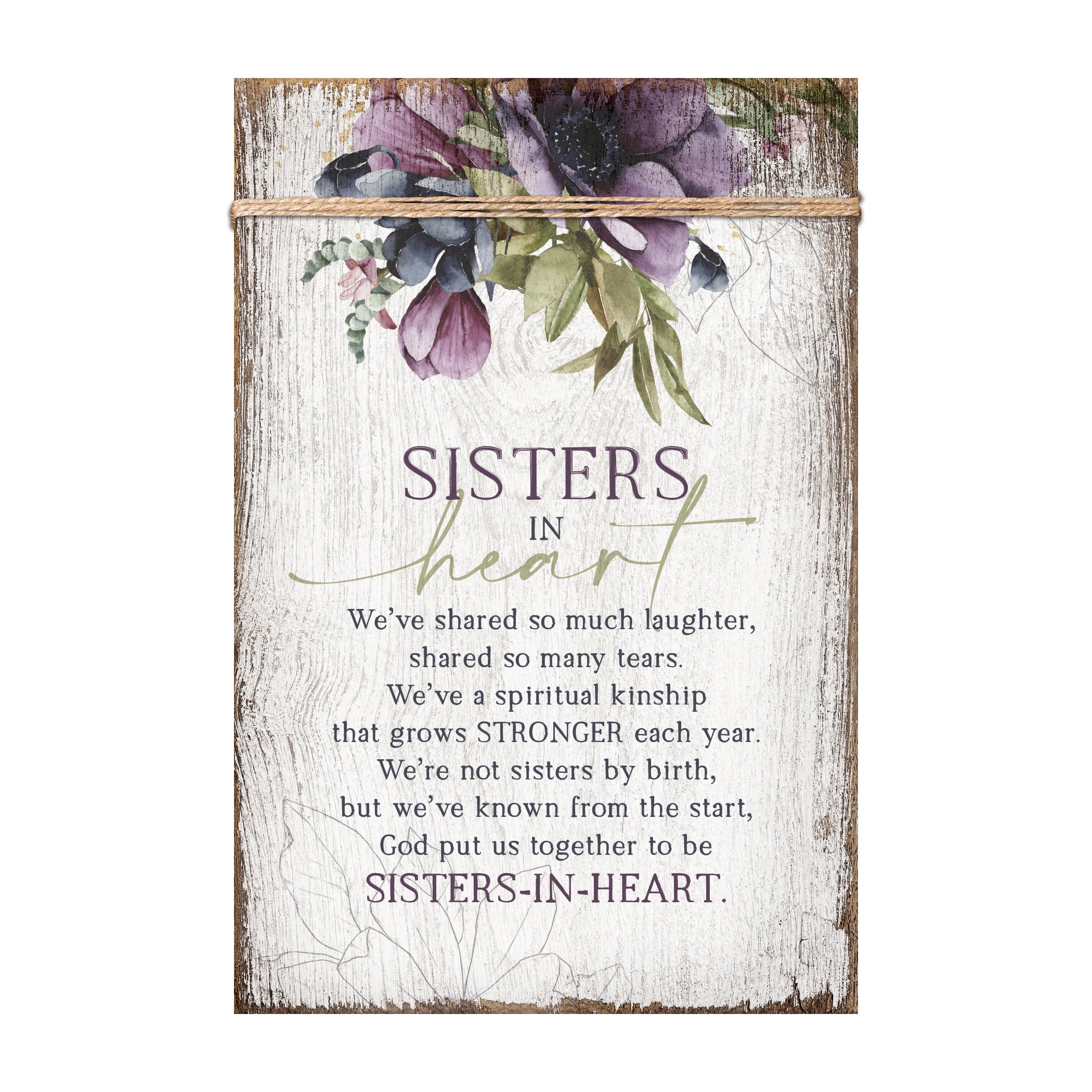 Sisters In Heart Plaque with Easel and Wall Hanger | Michaels