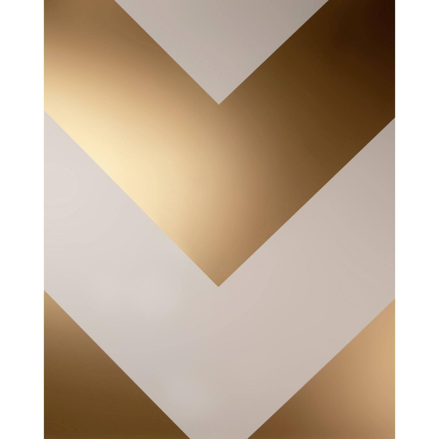 RoomMates Gold Large Chevron Peel & Stick Wallpaper
