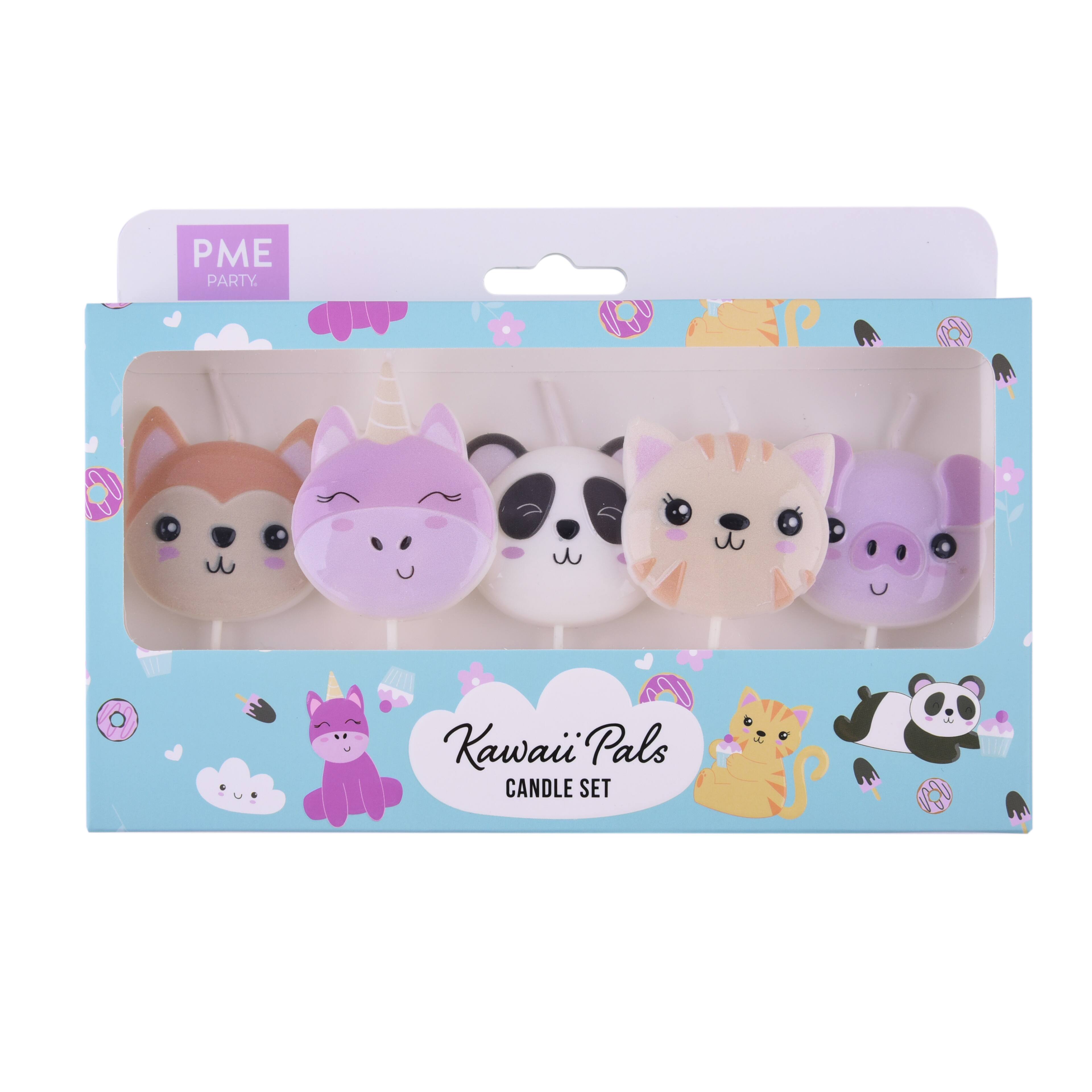 PME Party&#xAE; Kawaii Birthday Candle Set