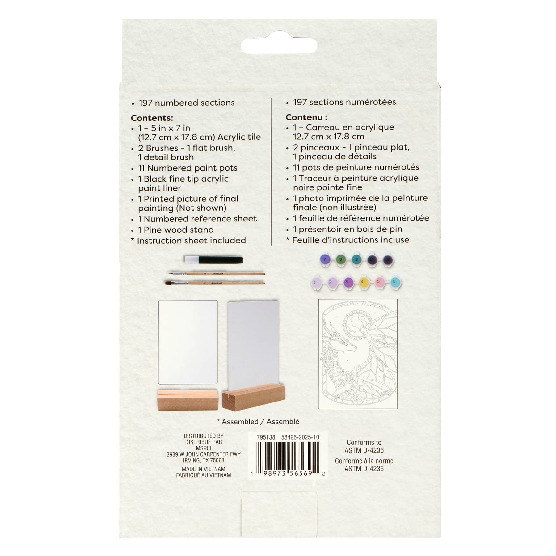 Dragon Paint-by-Number Acrylic Surface Kit by Artist's Loft®