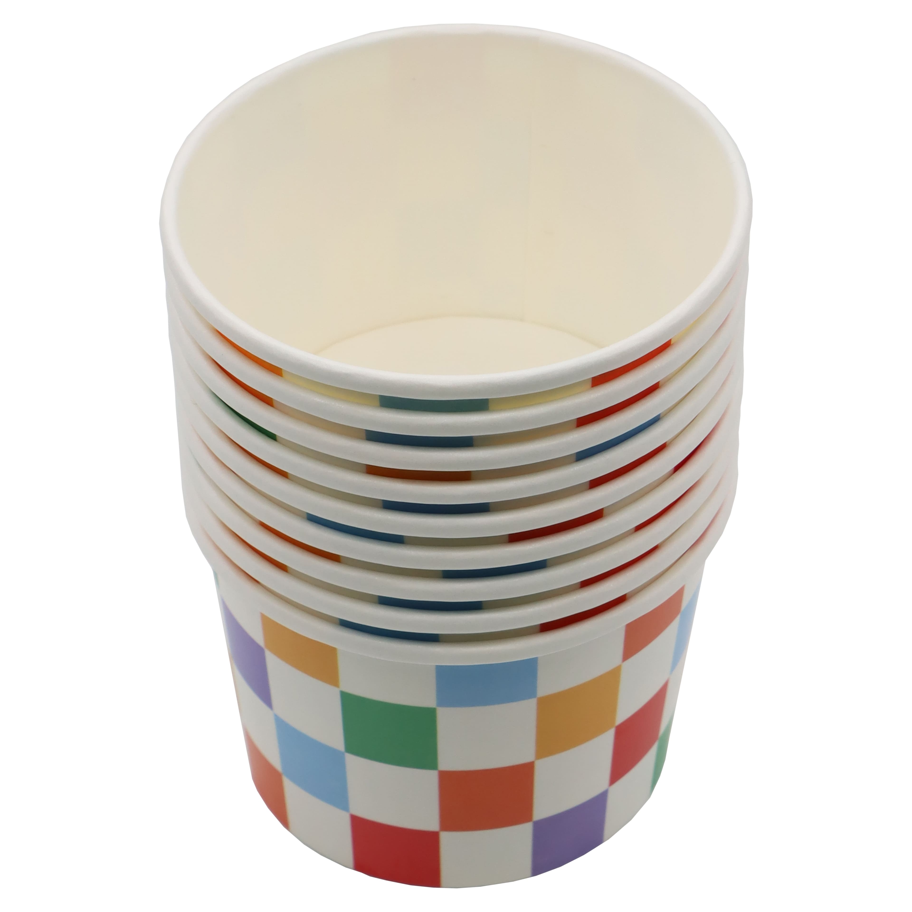 8oz. Checker Snack Cups, 10ct. by Celebrate It&#x2122;