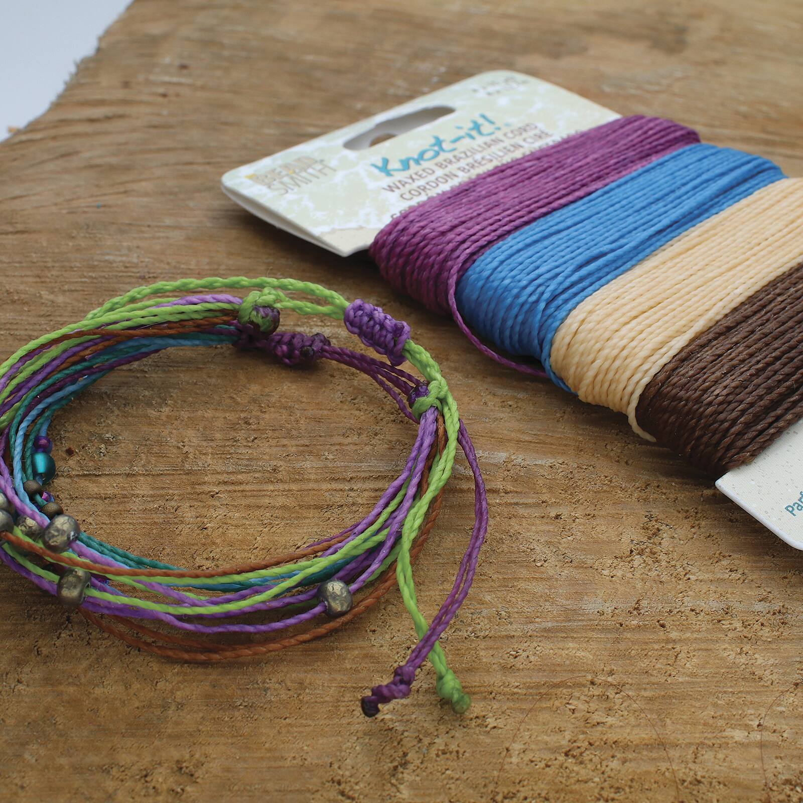 Beadsmith® Knot-it!™ Waxed Brazilian Cord