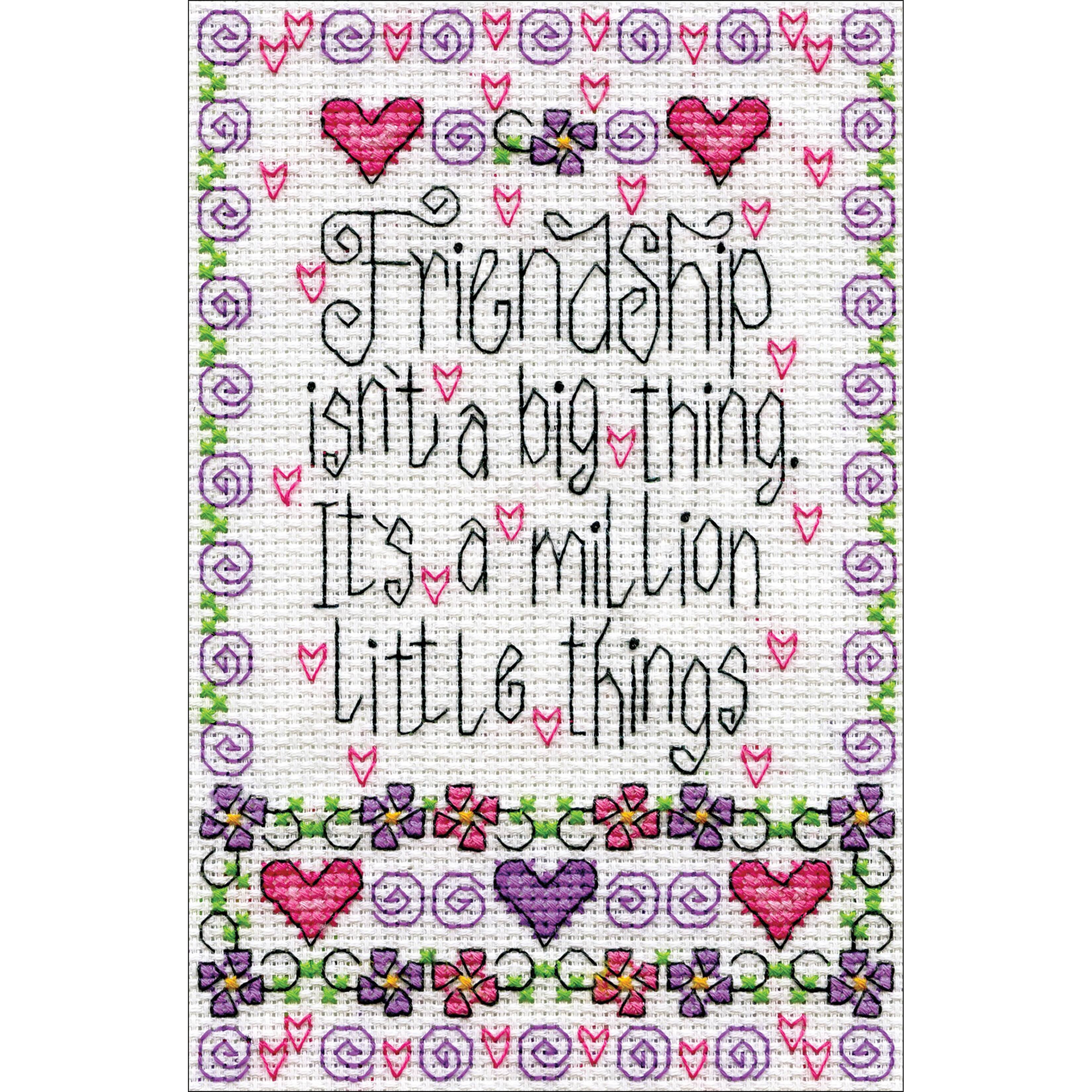 Design Works™ Friendship Counted Cross Stitch Kit