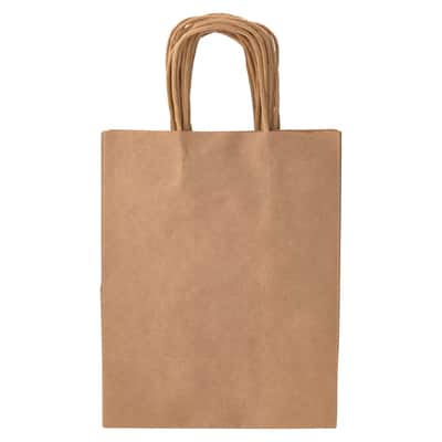 Aqua Tote Gift Shopping Bags, 8 x 4 x 10