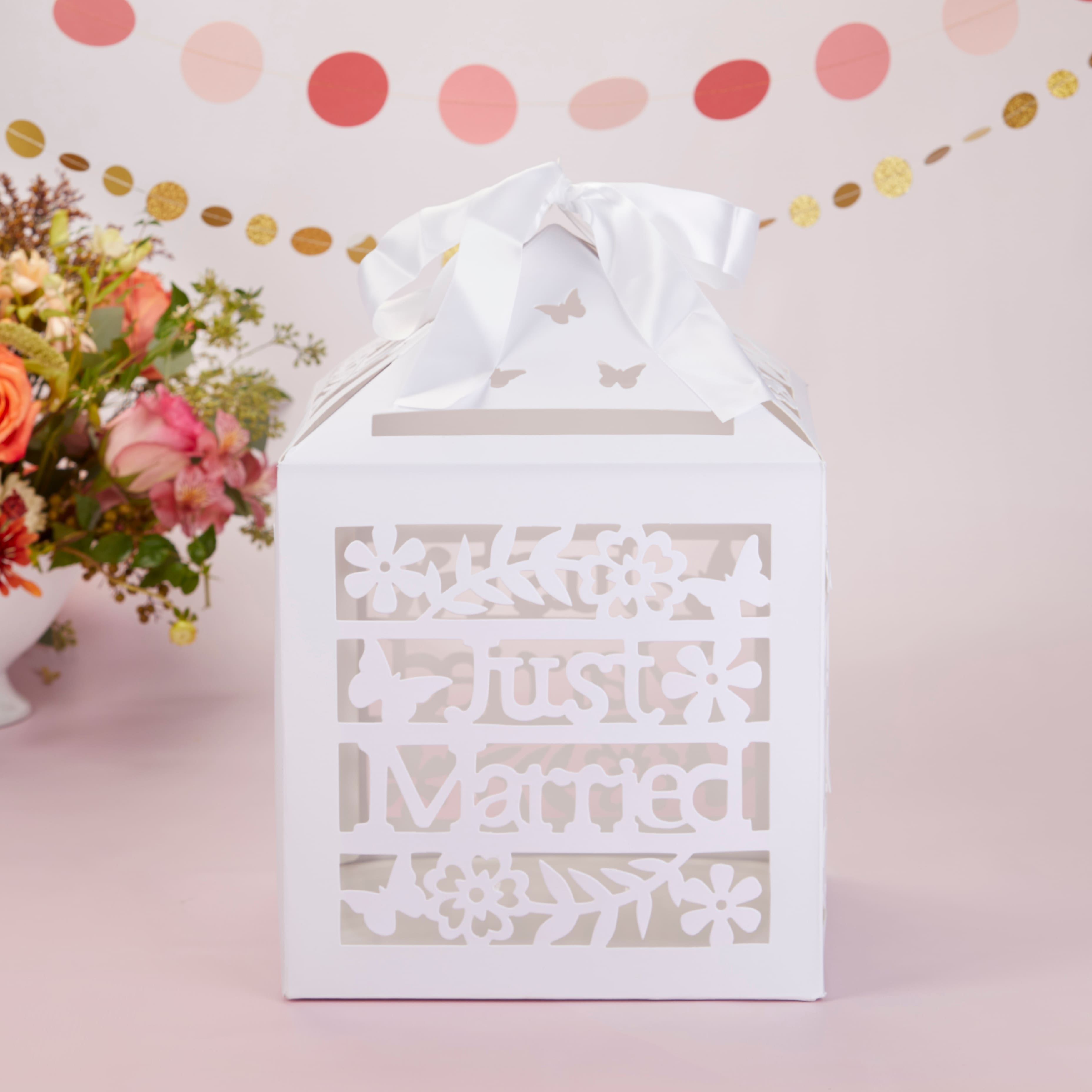 Kate Aspen&#xAE; Just Married Birdcage Card Box