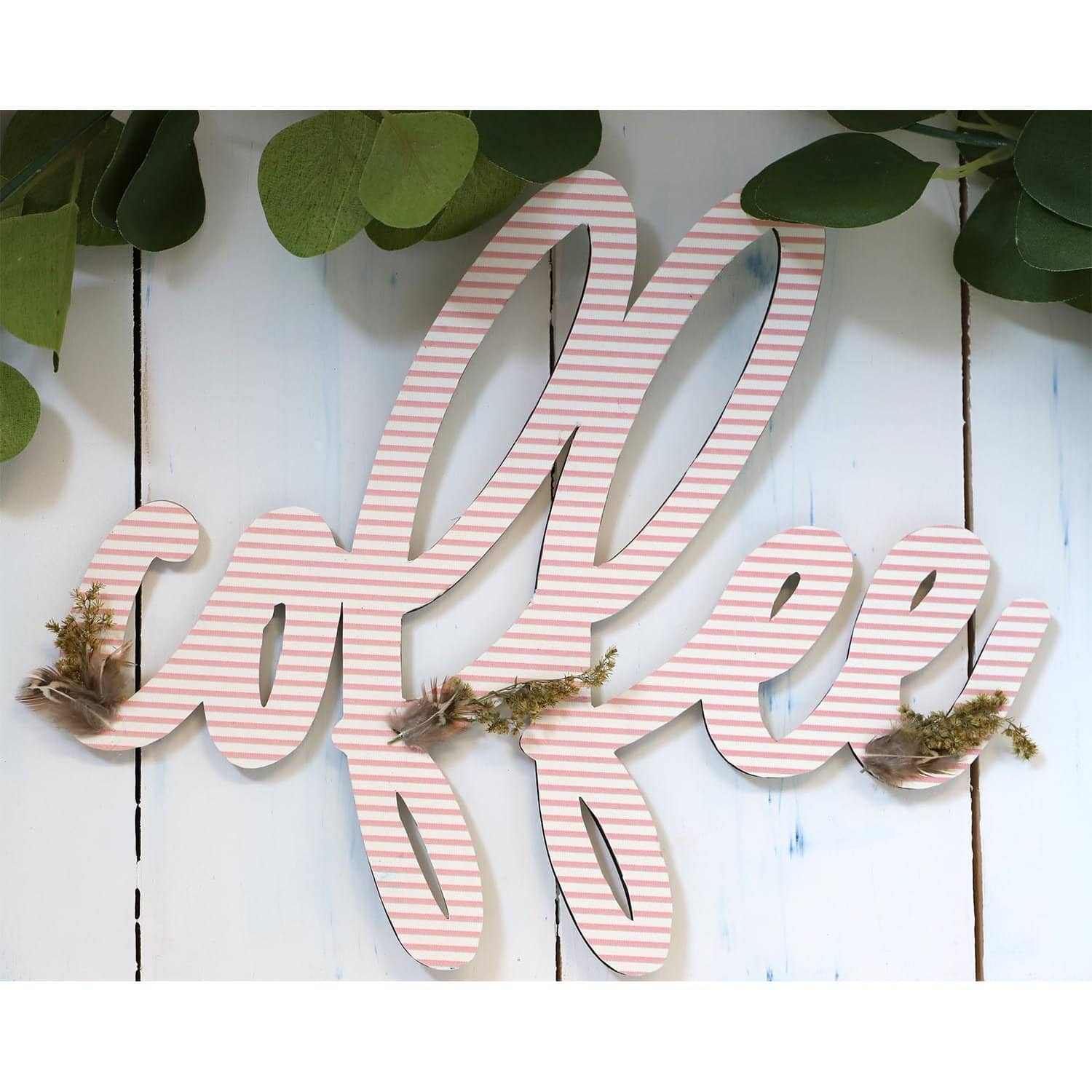 Leisure Arts&#xAE; 12&#x22; Wood Coffee Word
