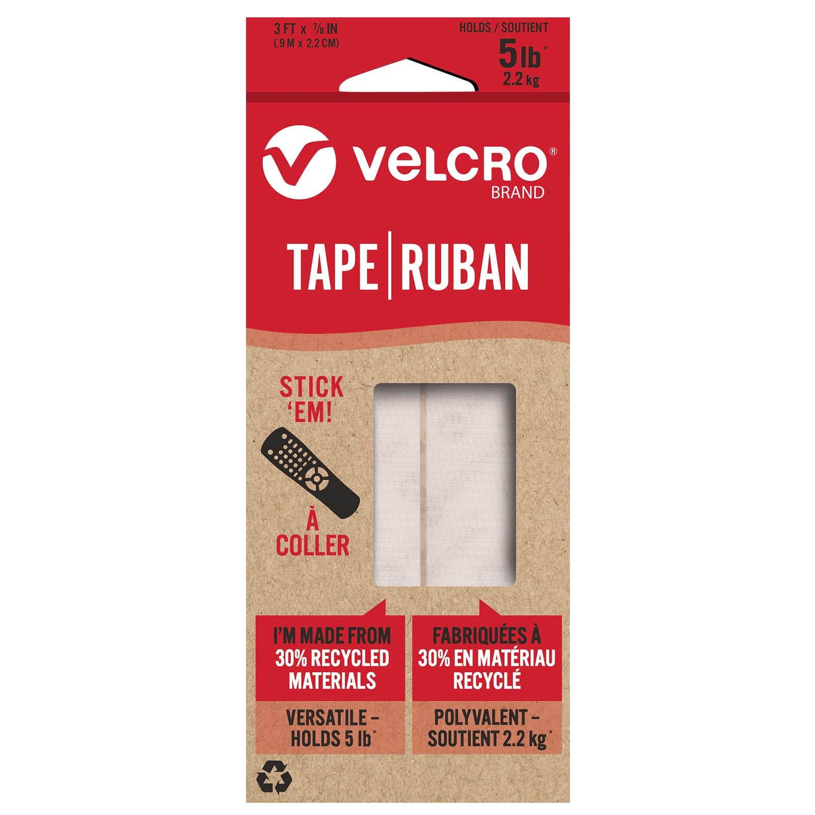 VELCRO&#xAE; Brand Recycled Tape Roll