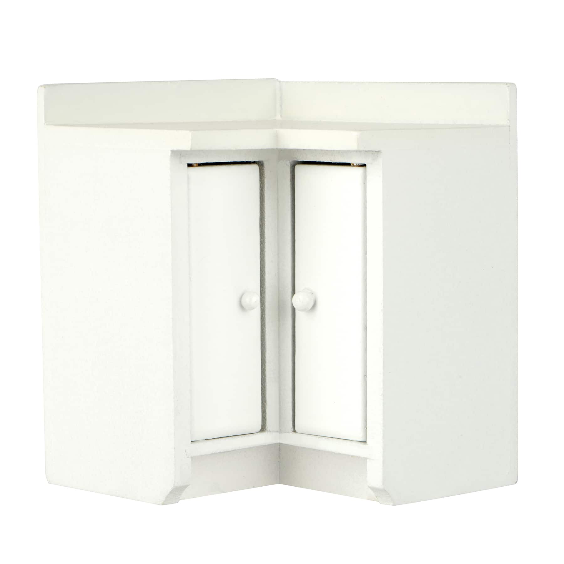 Miniature White Kitchen Corner Cabinet by Make Market&#xAE;