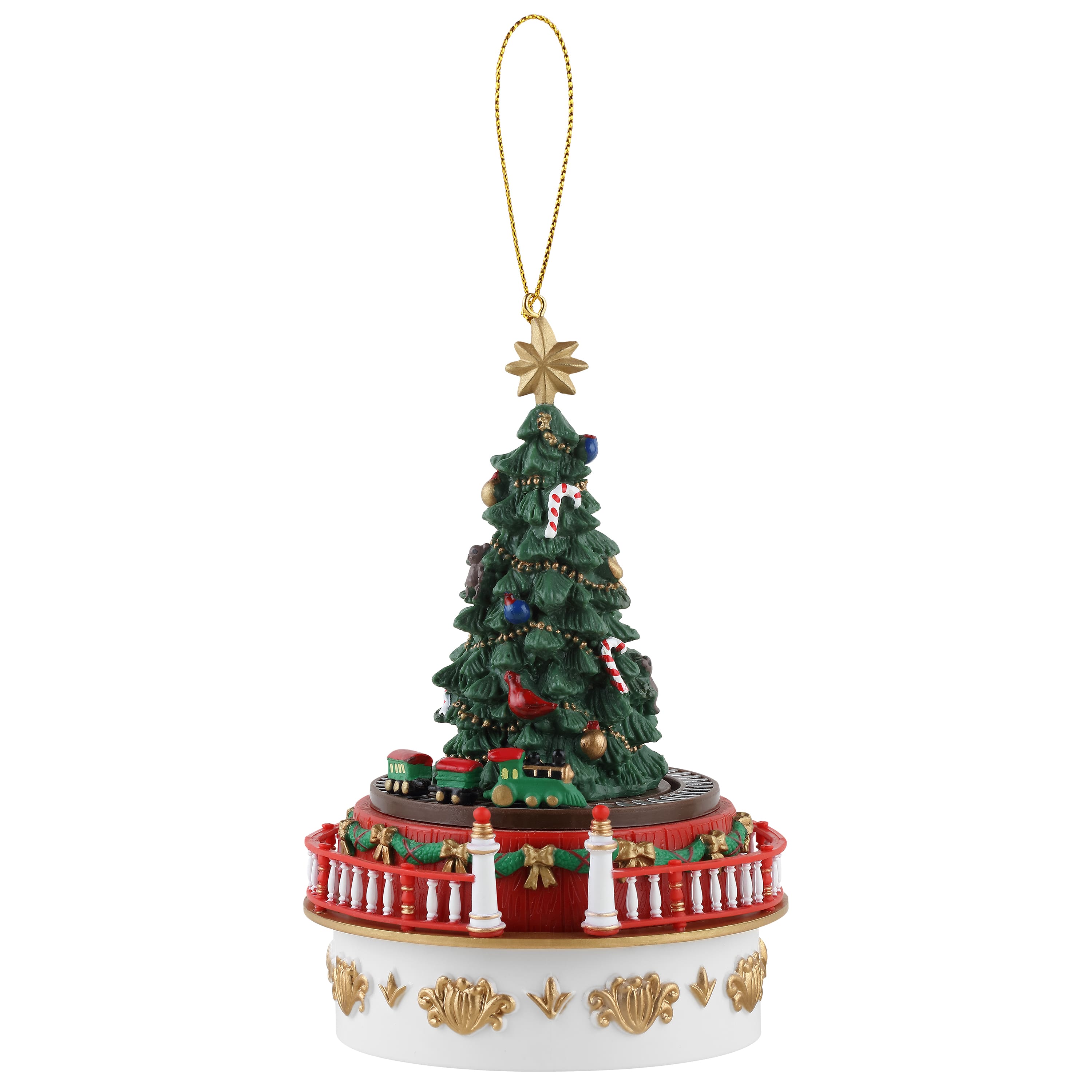Mr. Christmas 5" Miniature Tree Carnival Music Box