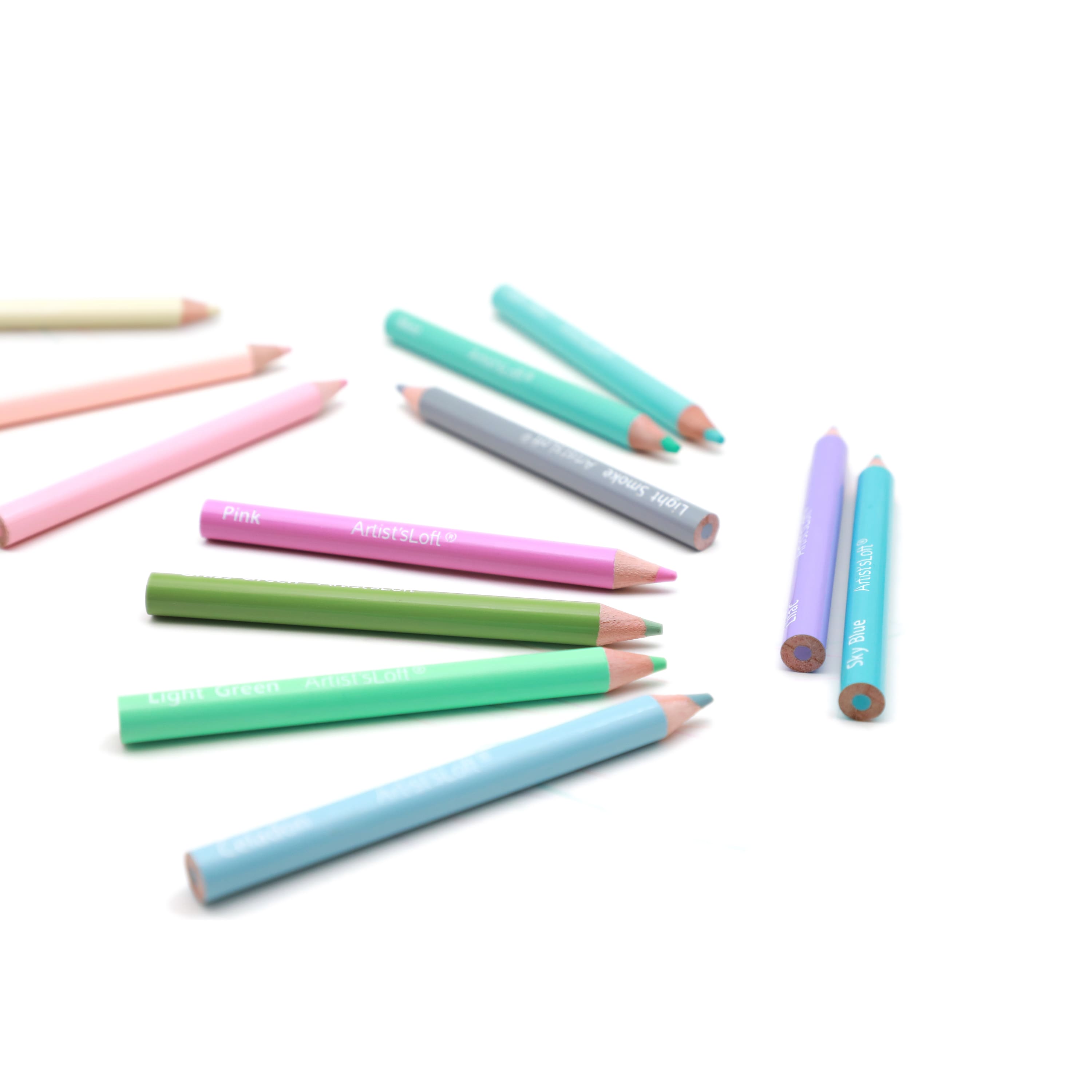 Mini Pastel Colored Pencils, 12ct. by Artist&#x27;s Loft&#xAE;