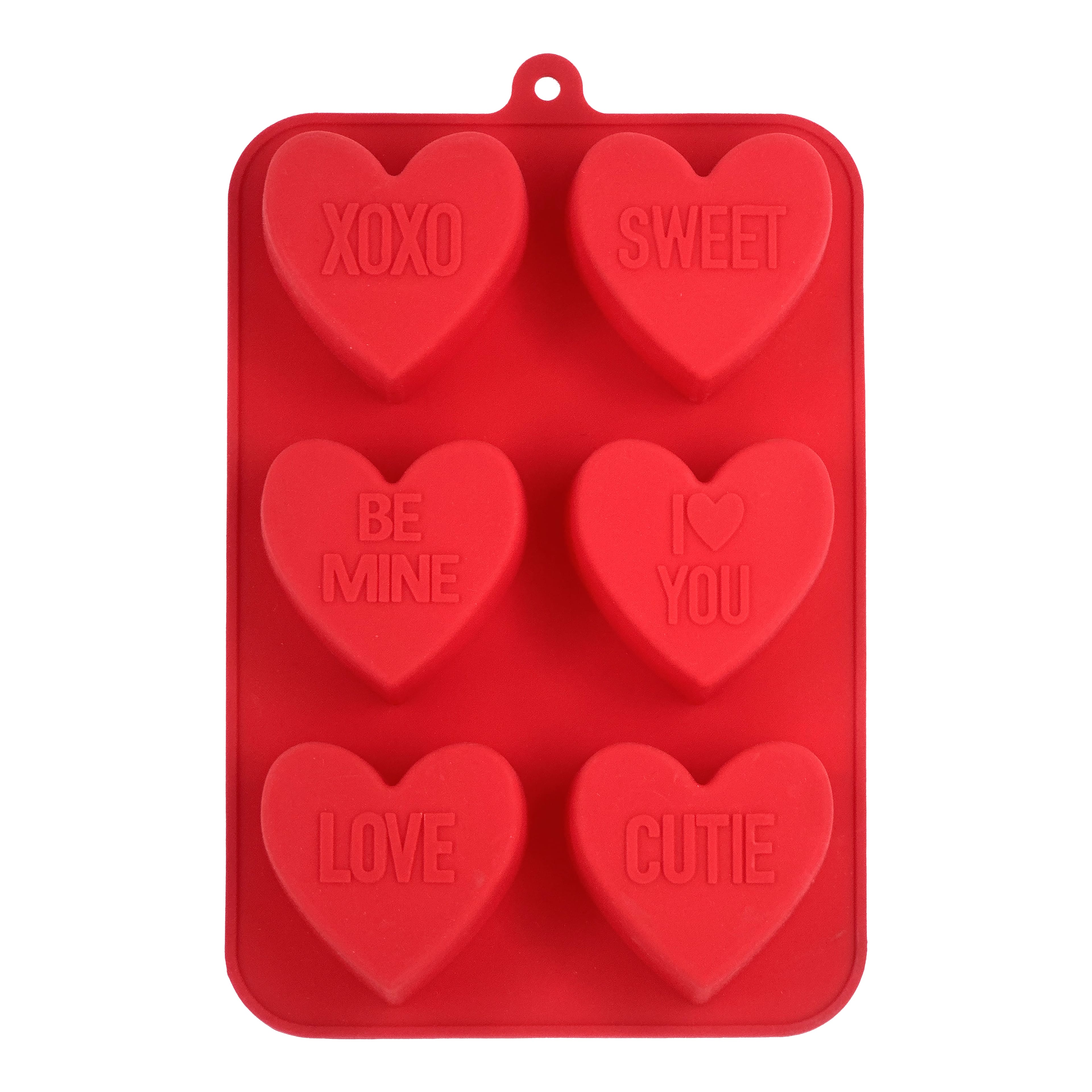 Valentine's Large Hearts Silicone Candy Mold by Makery™