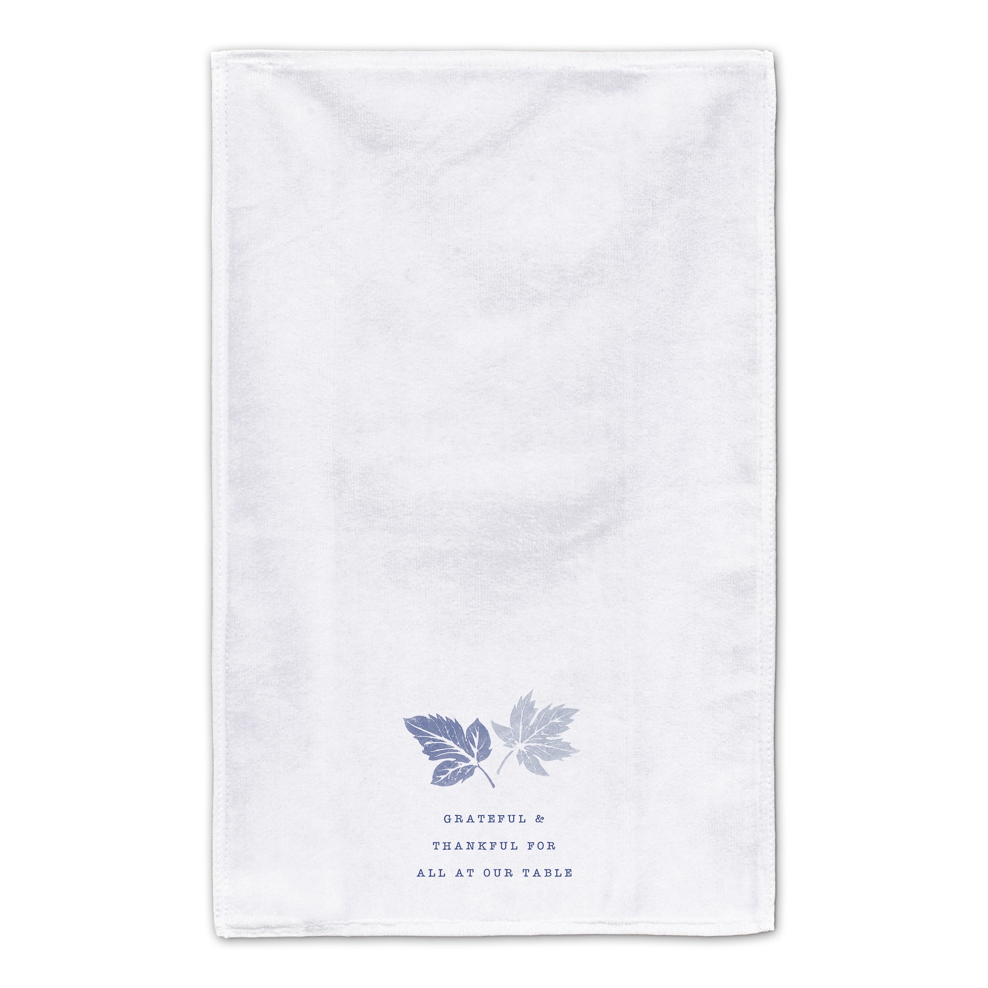 Grateful &#x26; Thankful Blue Tea Towel Set