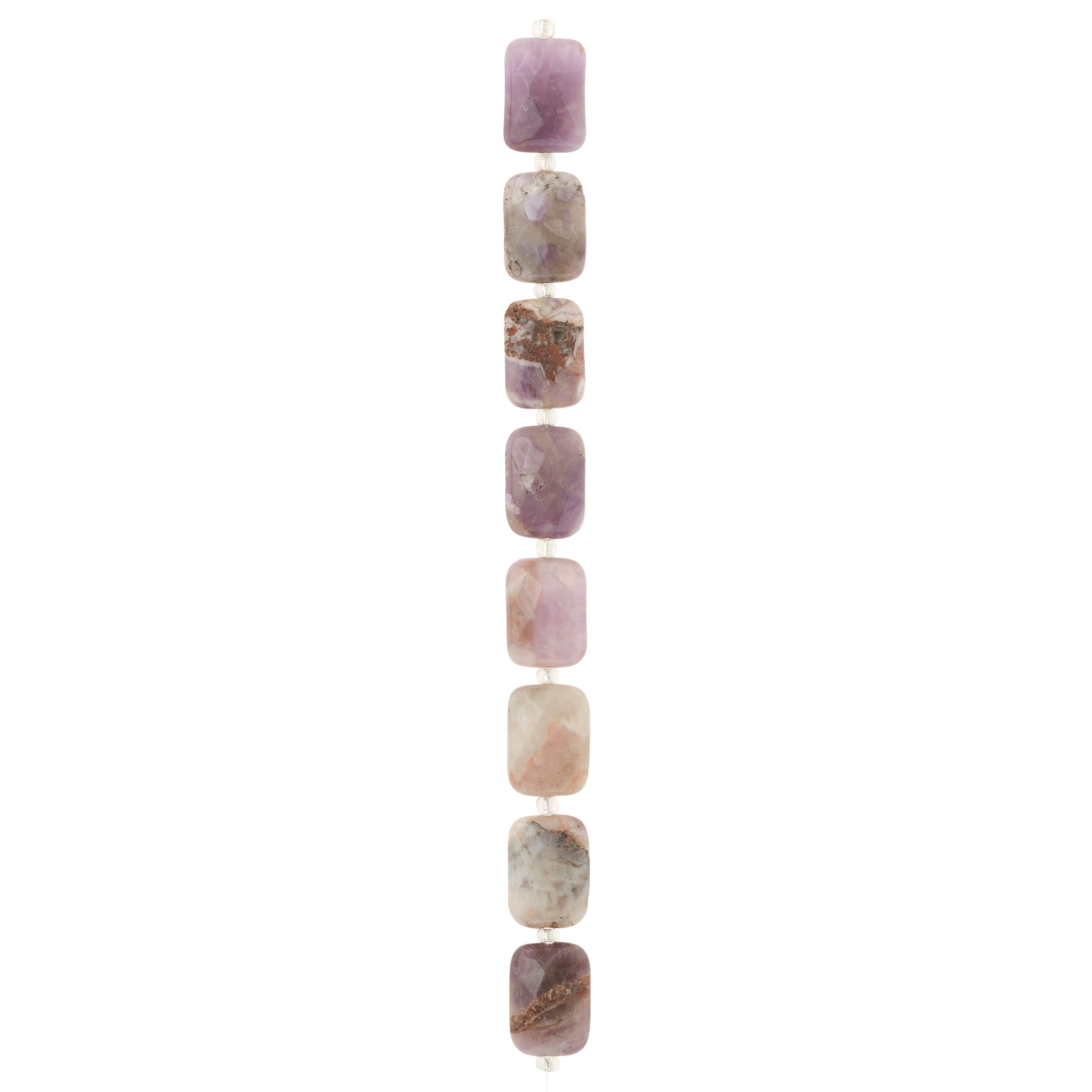 Amethyst Faceted Rectangle Beads, 20mm by Bead Landing&#x2122;
