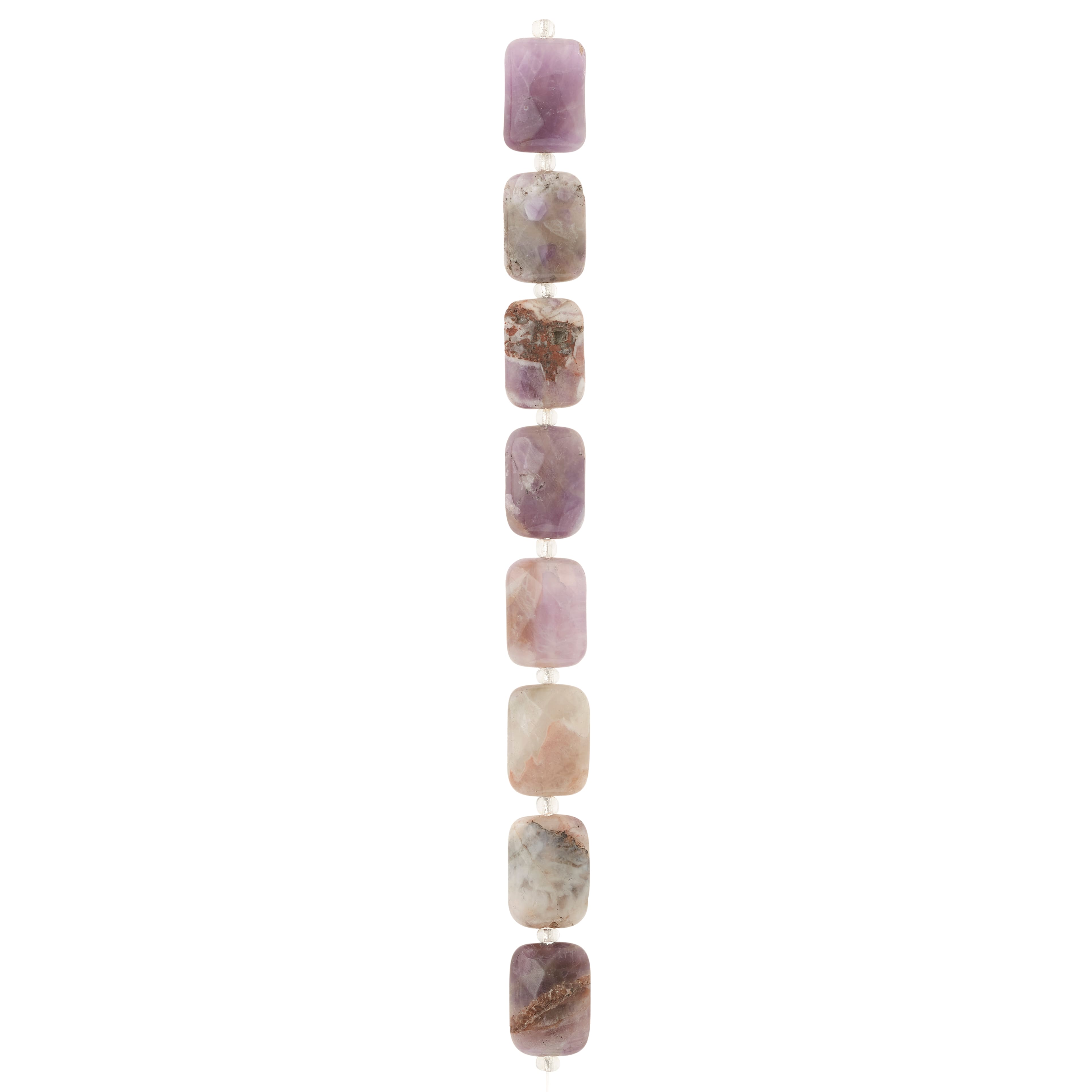 Amethyst Faceted Rectangle Beads, 20mm by Bead Landing™