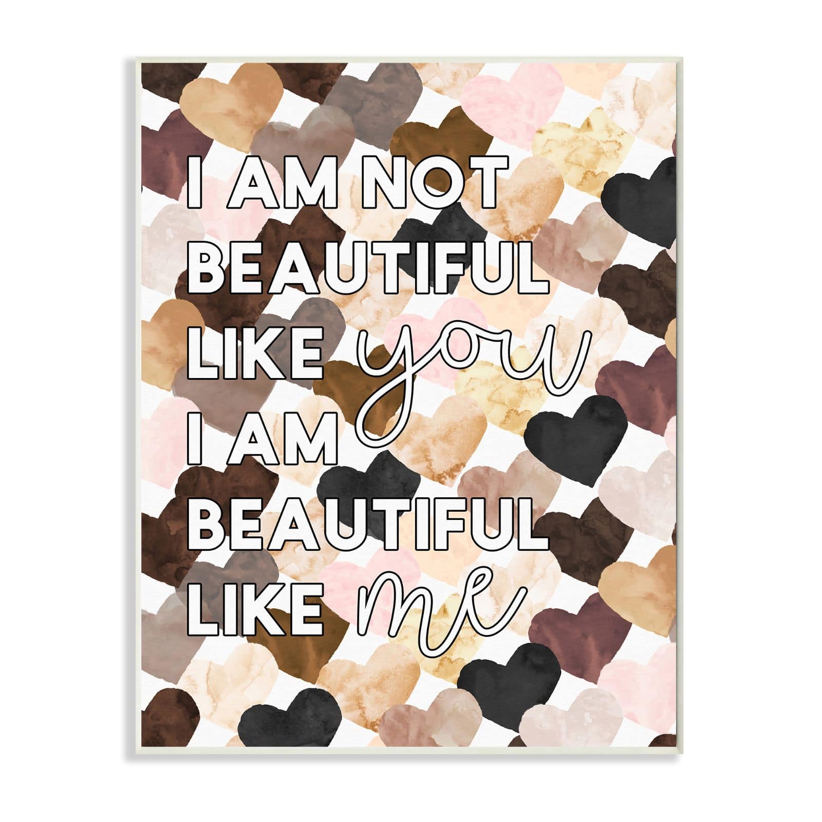 Stupell Industries Beautiful Like Me Wall Art