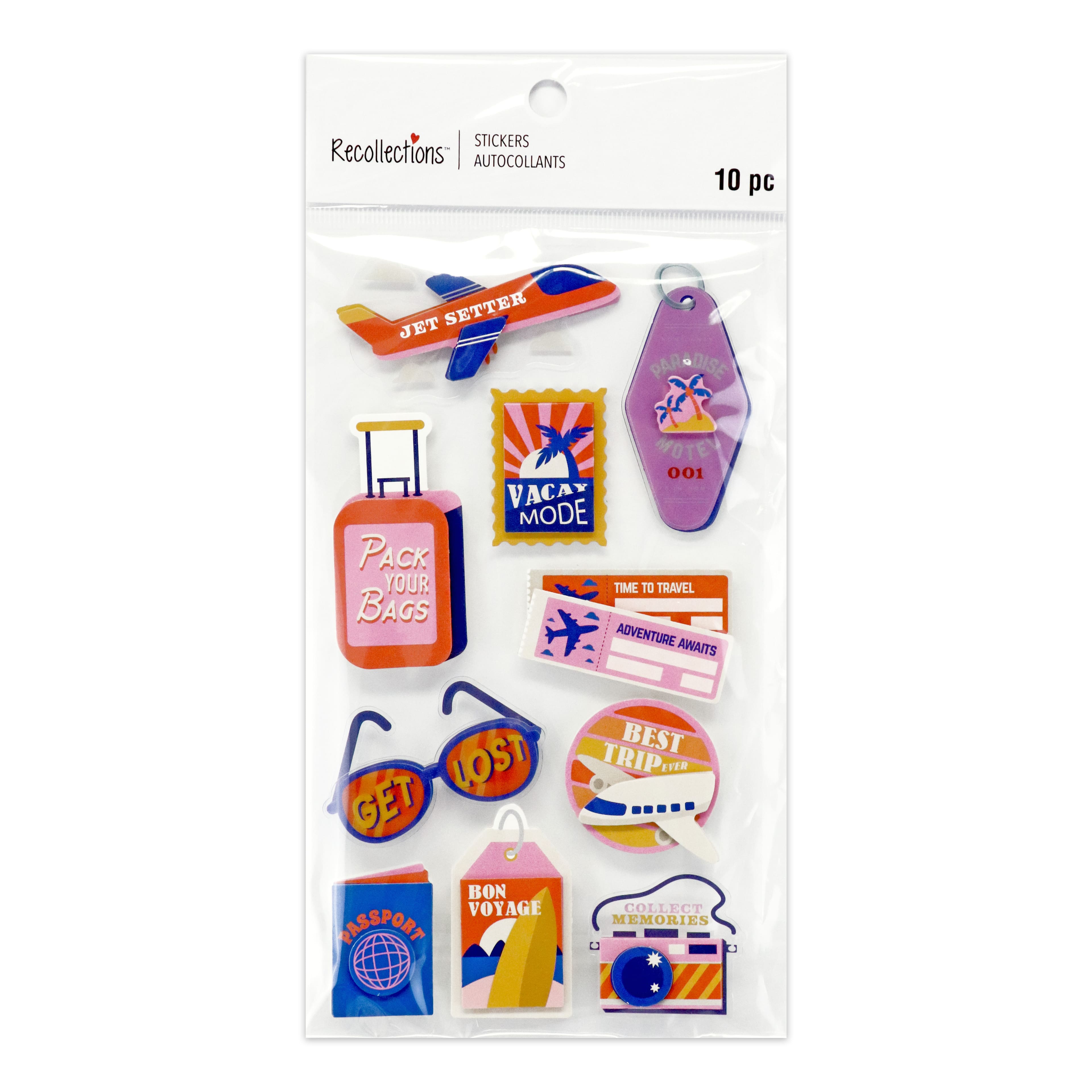 Travel Passport Dimensional Stickers by Recollections&#x2122;