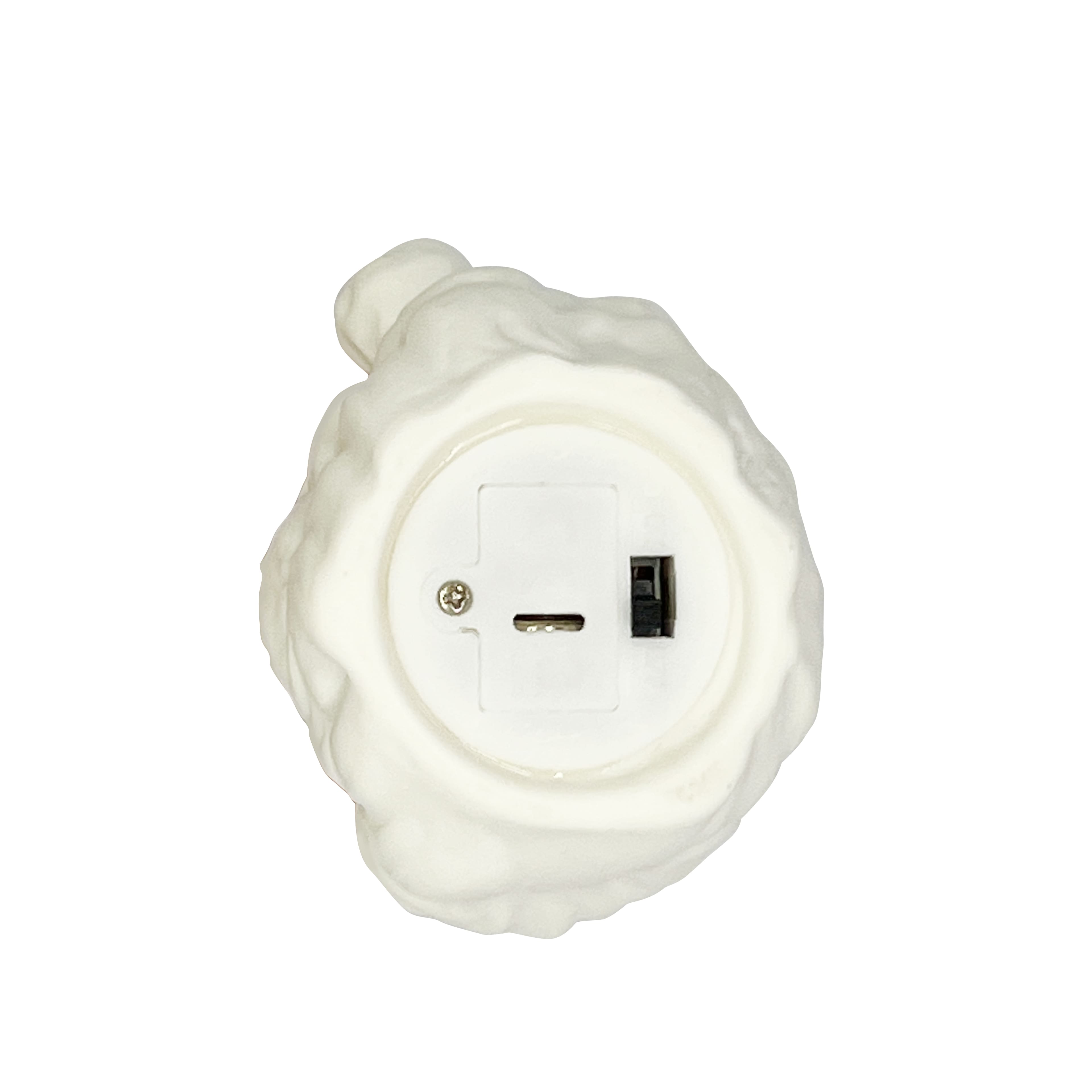 4&#x22; DIY LED Ceramic Santa Ornament by Make Market&#xAE;