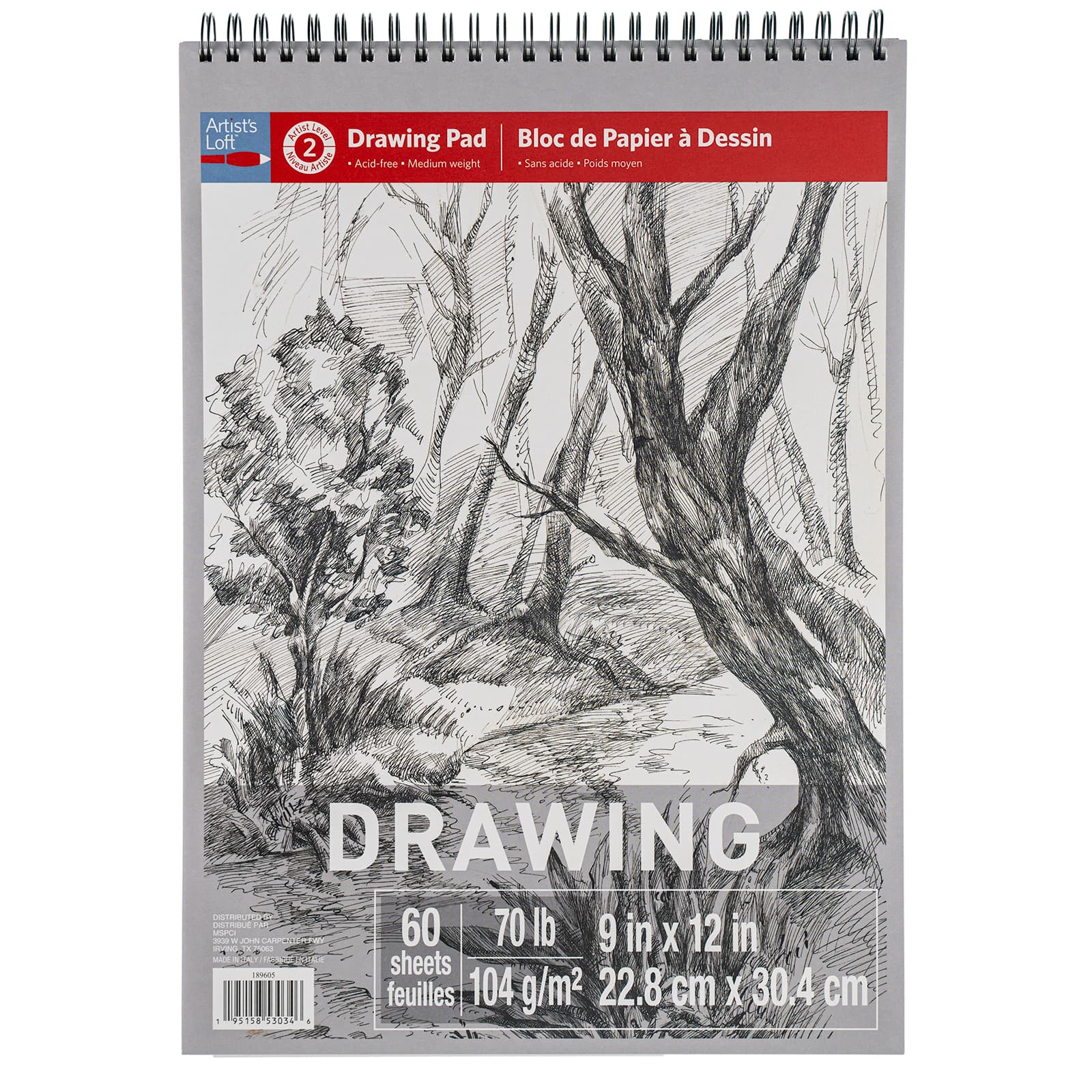12 Pack: Drawing Pad by Artist&#x27;s Loft&#x2122;, 9&#x22; x 12&#x22;
