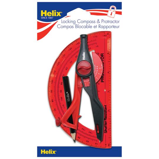 Helix® Protractor & Locking Compass Set | Michaels