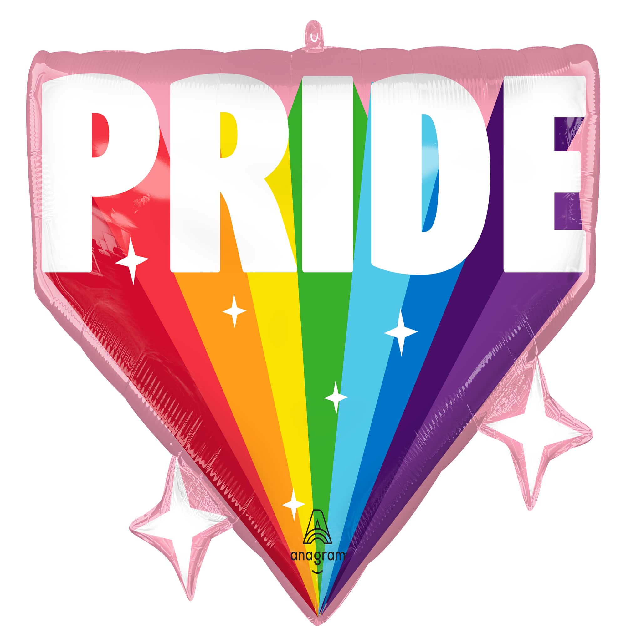 SuperShape&#xAE; 26&#x22; Burst of Pride Foil Balloon
