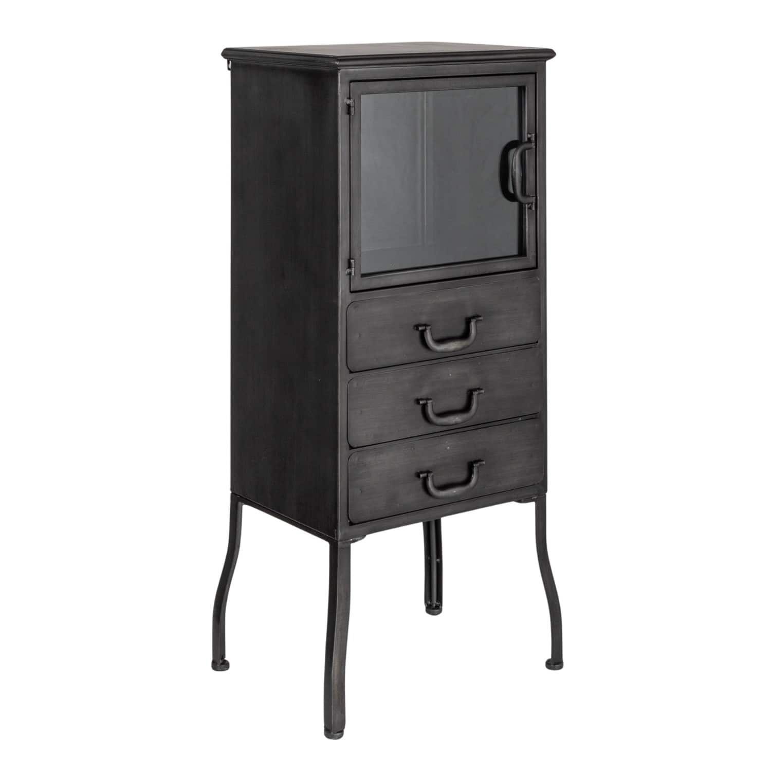 35.5&#x22; 3-Drawer Metal Cabinet