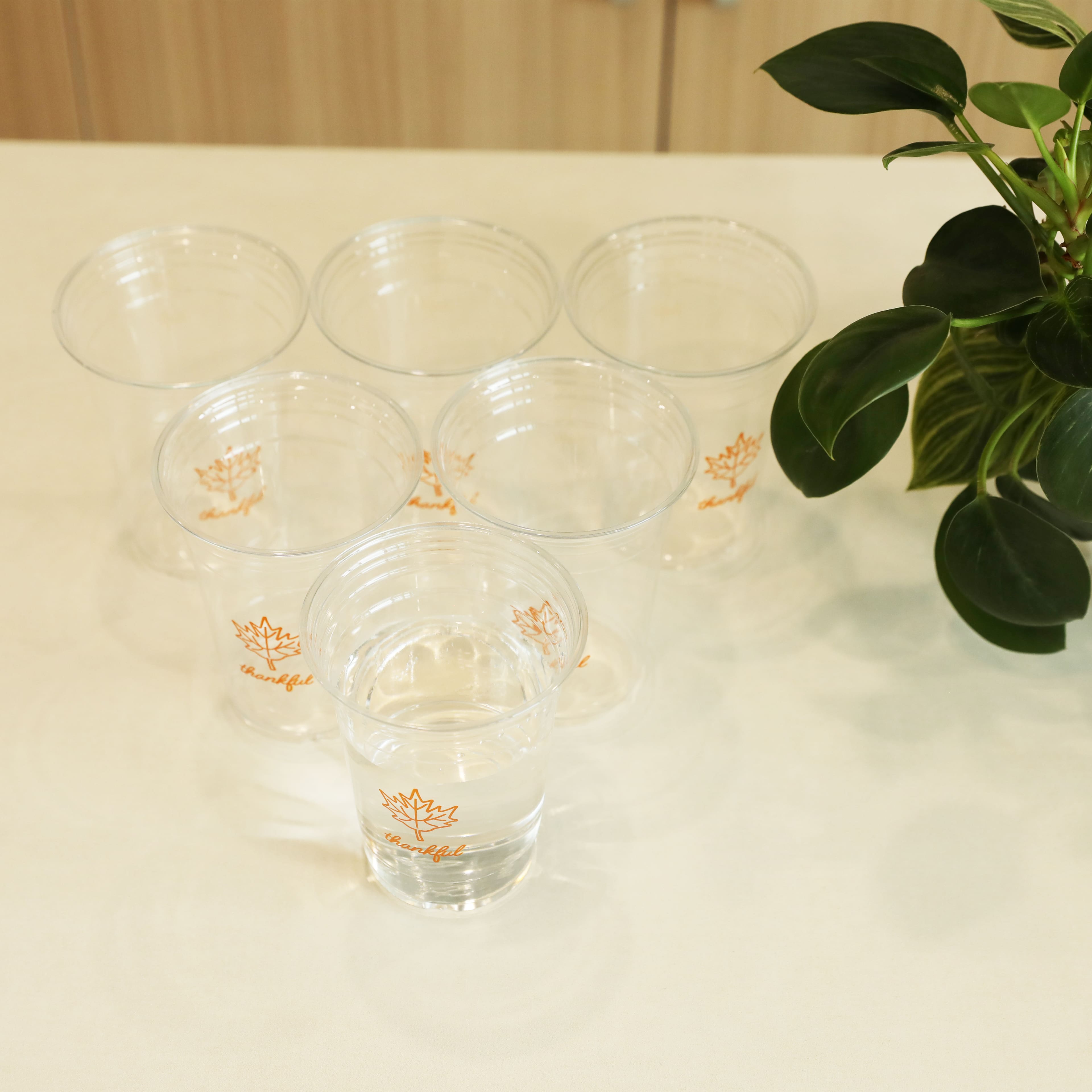 16oz. Thankful Plastic Cups, 12ct. by Celebrate It&#x2122;