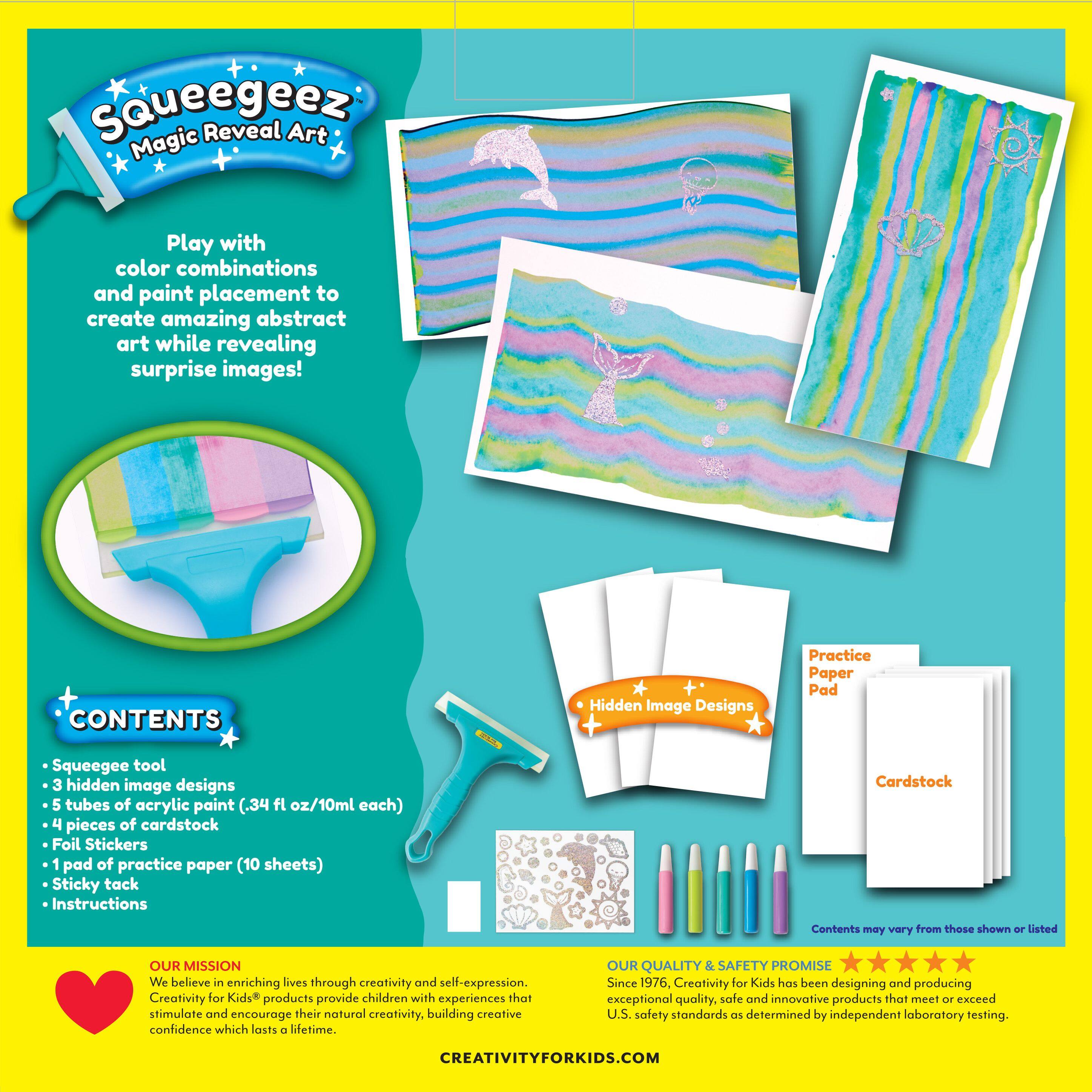 Creativity for Kids&#xAE; Mermaid Squeegeez Magic Reveal Art